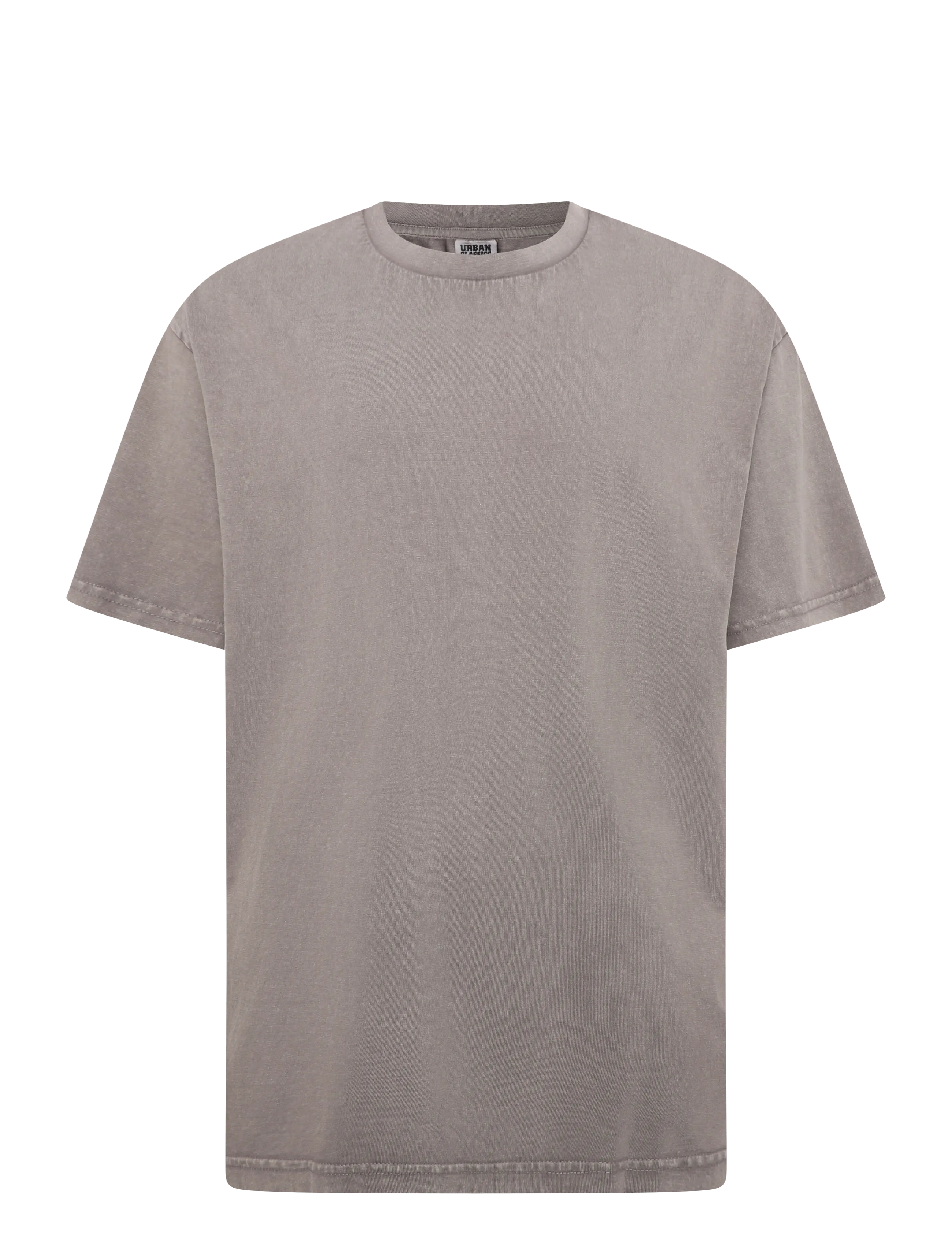 Urban Classic Heavy Oversized Acid Wash Tee, Herren, Oversized T-Shirt, Grau, Gr: S