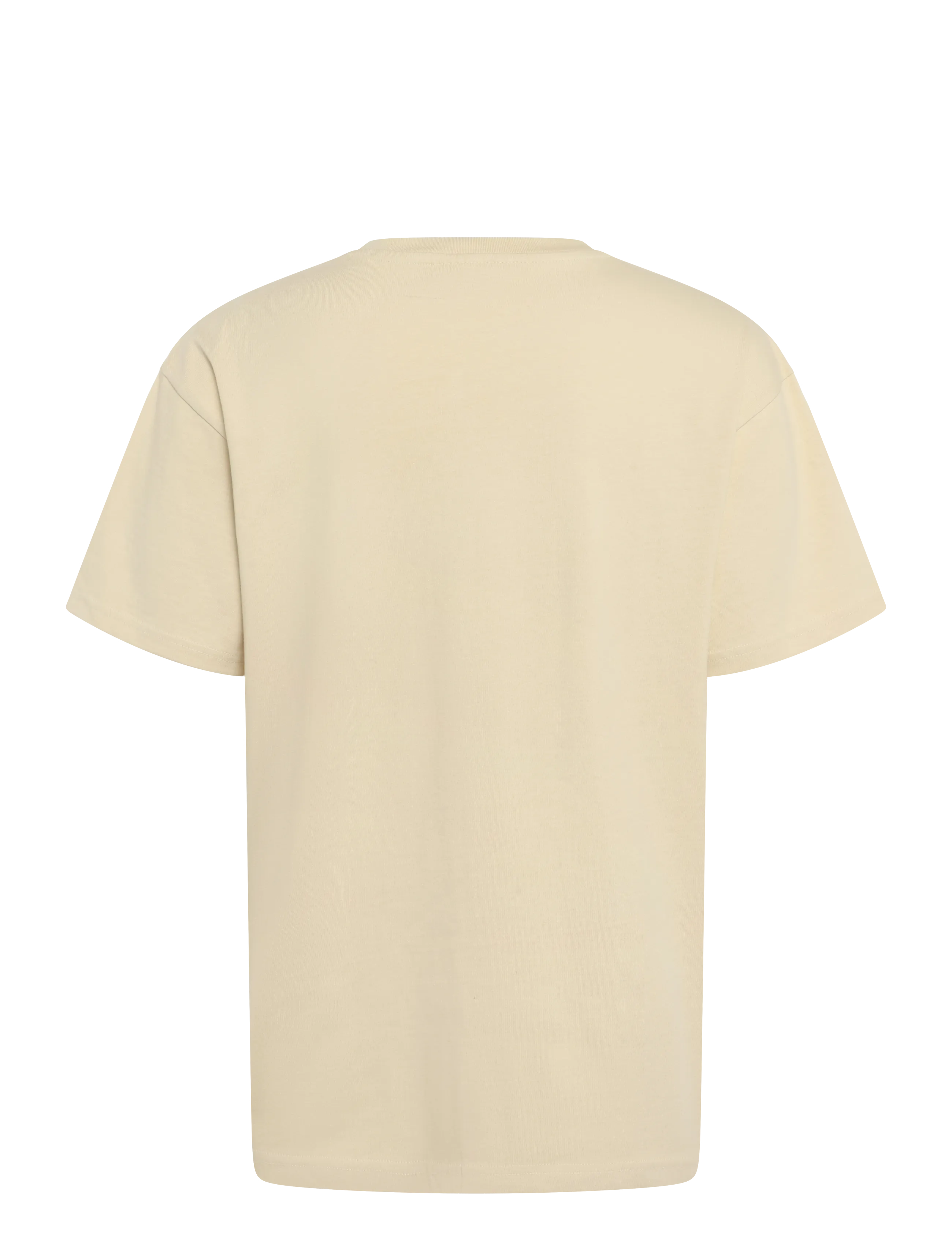 Urban Classic - UC Cursive Bold Logo Heavy Oversized Tee - autumn clothing - sand - 1