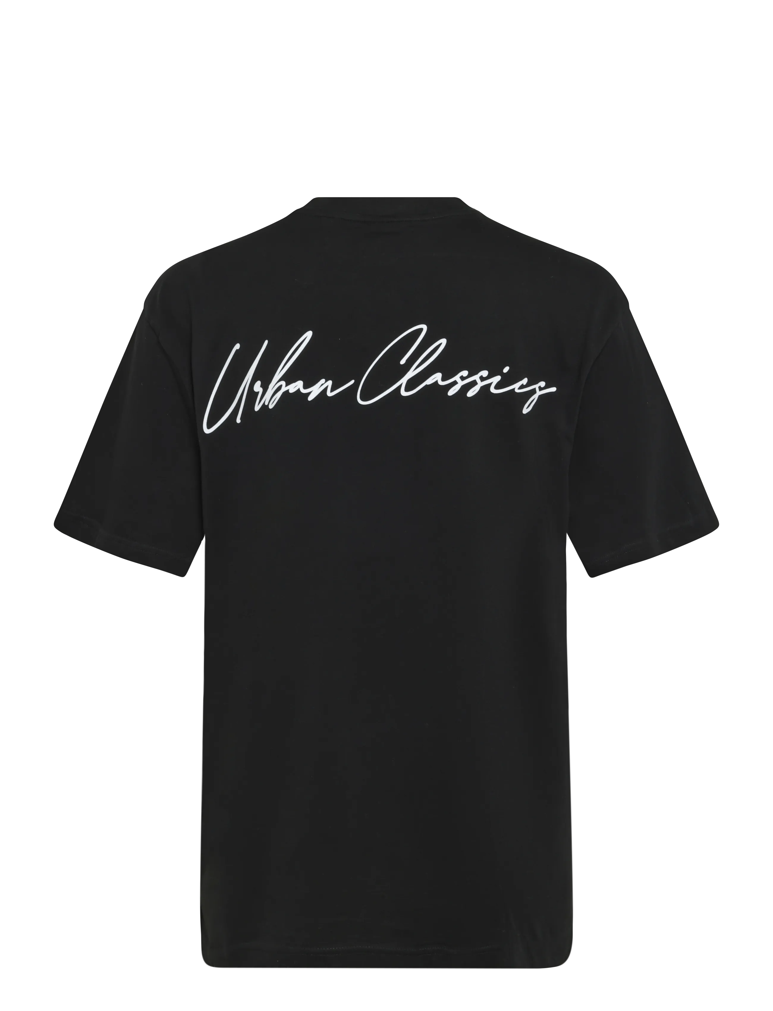 Urban Classic - UC Signature Logo Tall Tee - höstkläder - black - 1