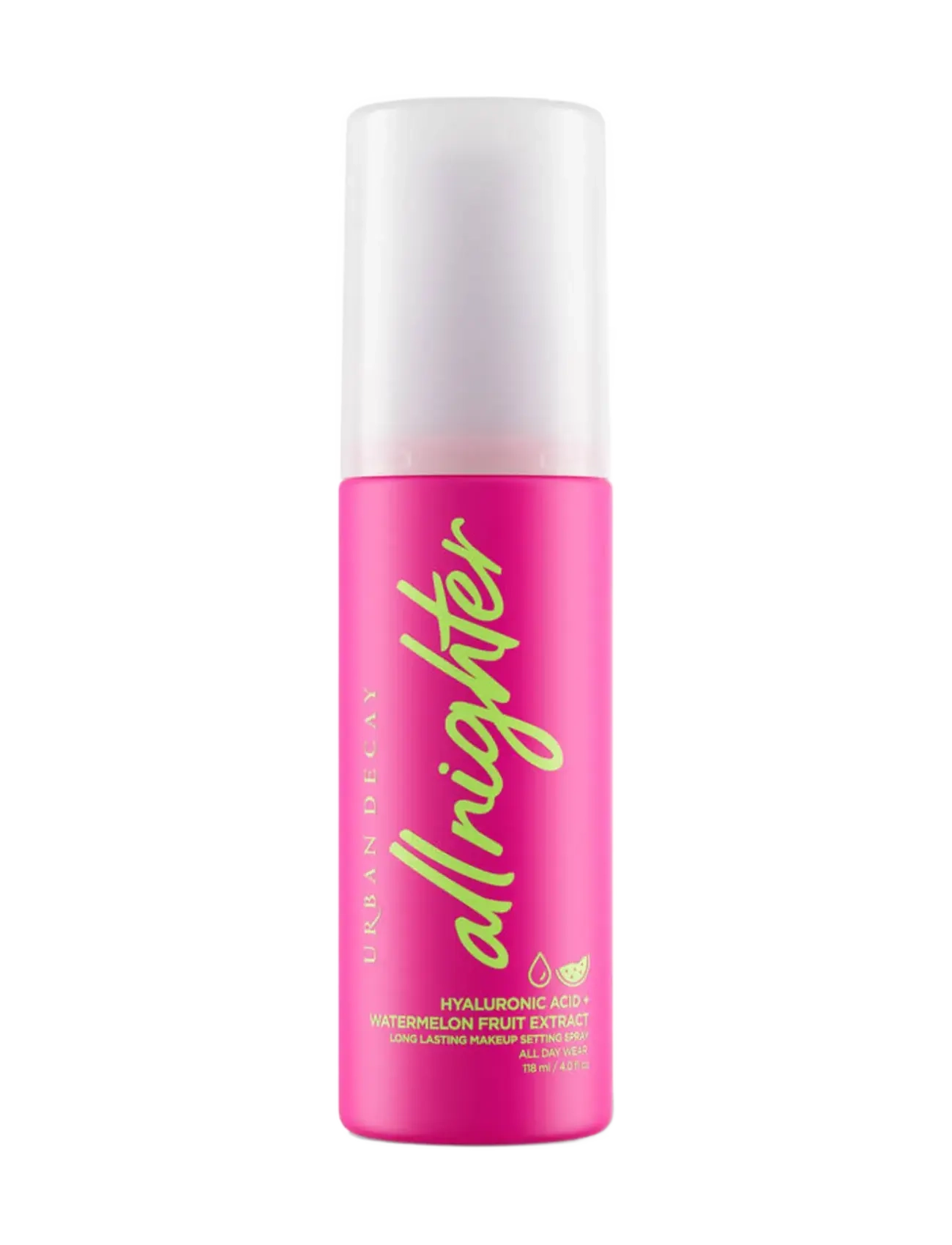 Urban Decay All Nighter Hyaluronic Setting Spray 118 Ml, Fæstningsspray, Nude, Str: ONE SIZE