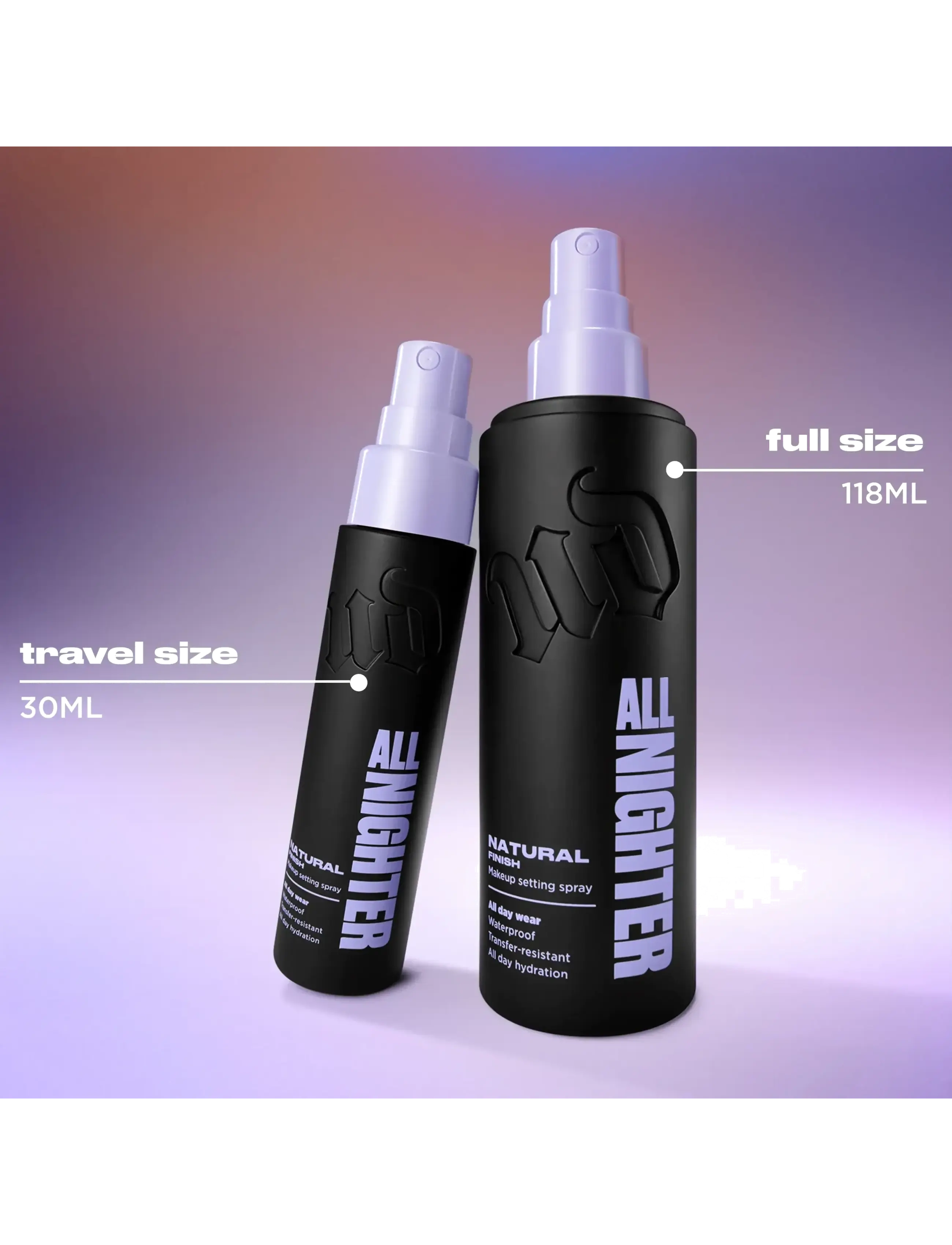 Urban Decay - Urban Decay All Nighter Makeup Setting Spray Natural Finish 118ml - meikit - clear - 4