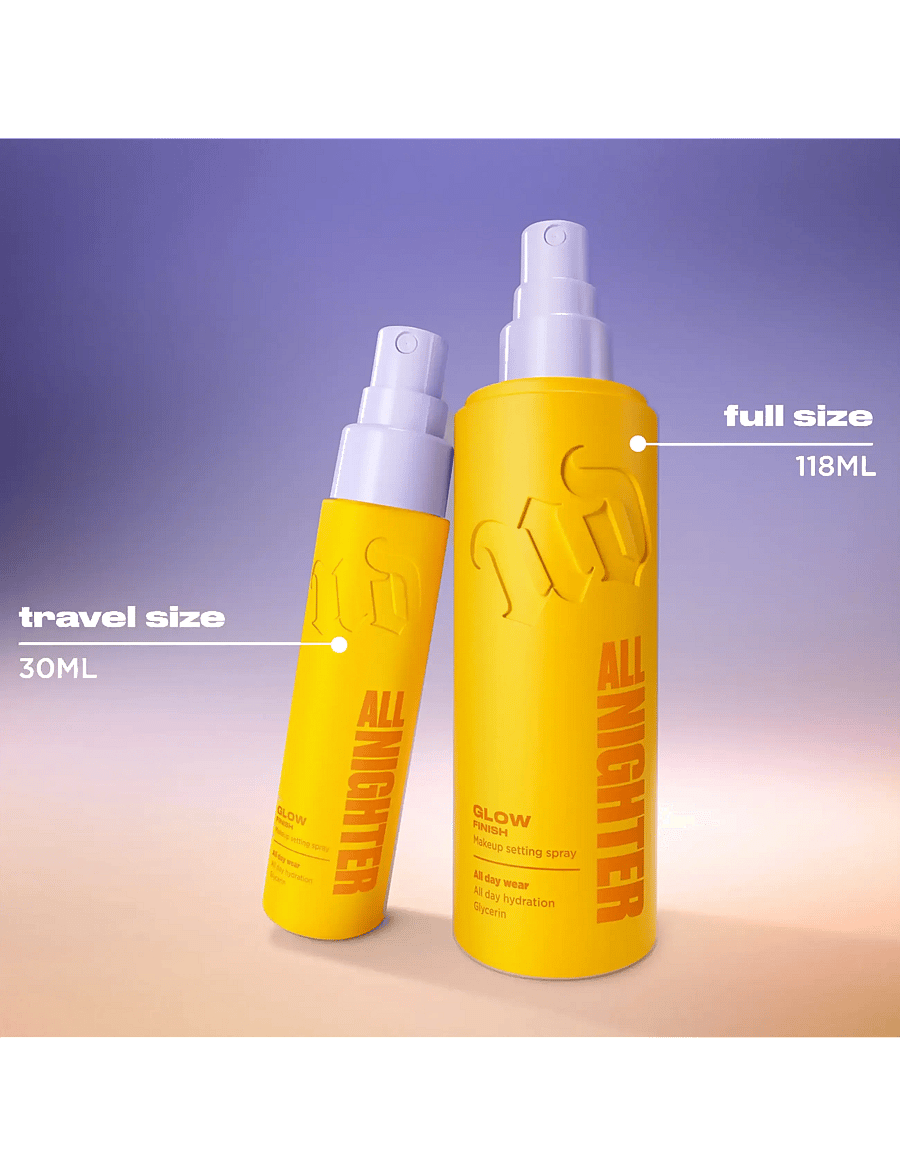 Urban Decay - Urban Decay All Nighter Makeup Setting Spray Glow Finish 118ml - makeup - clear - 5