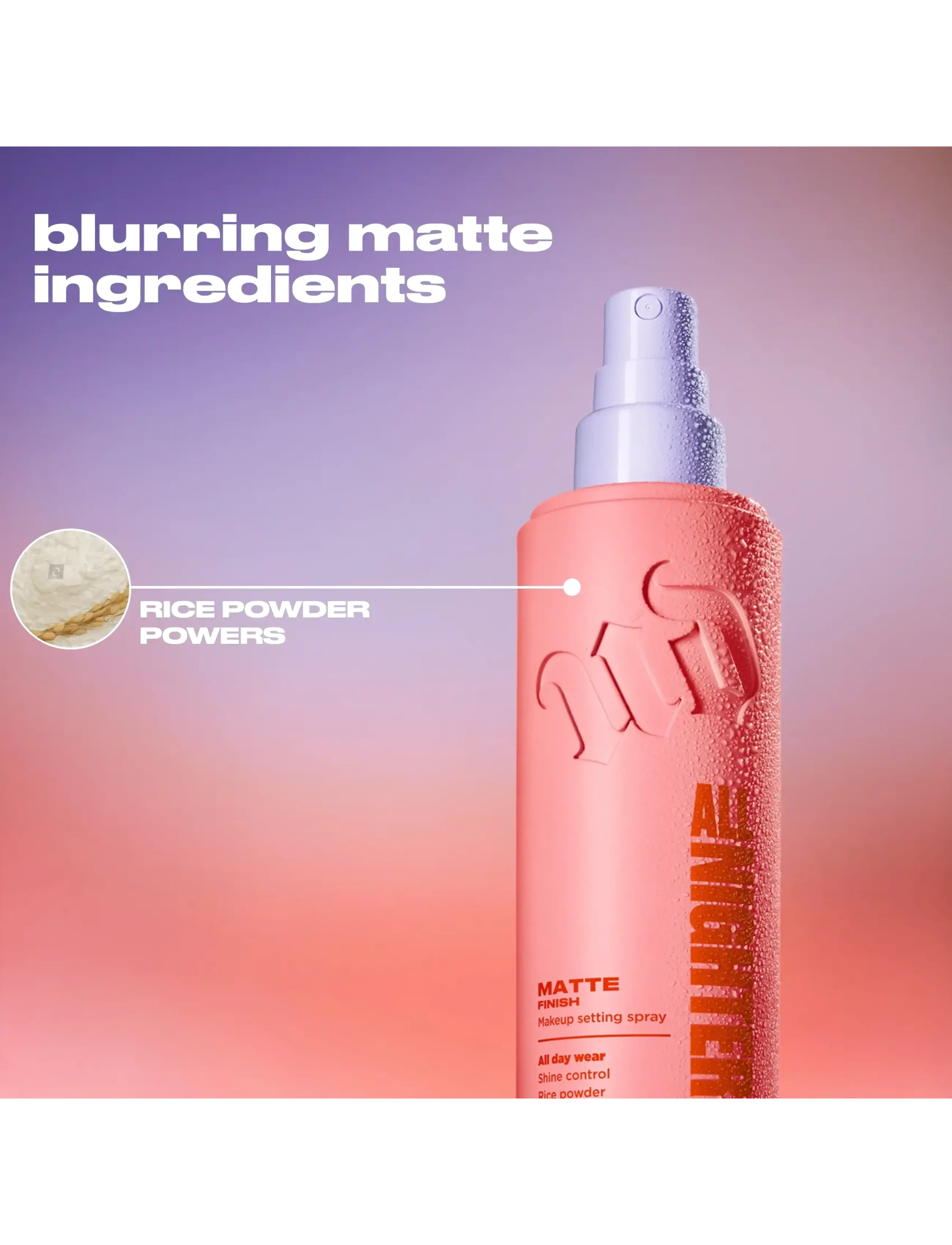 Urban Decay - Urban Decay All Nighter Makeup Setting Spray Matte Finish 118ml - makeup - clear - 4