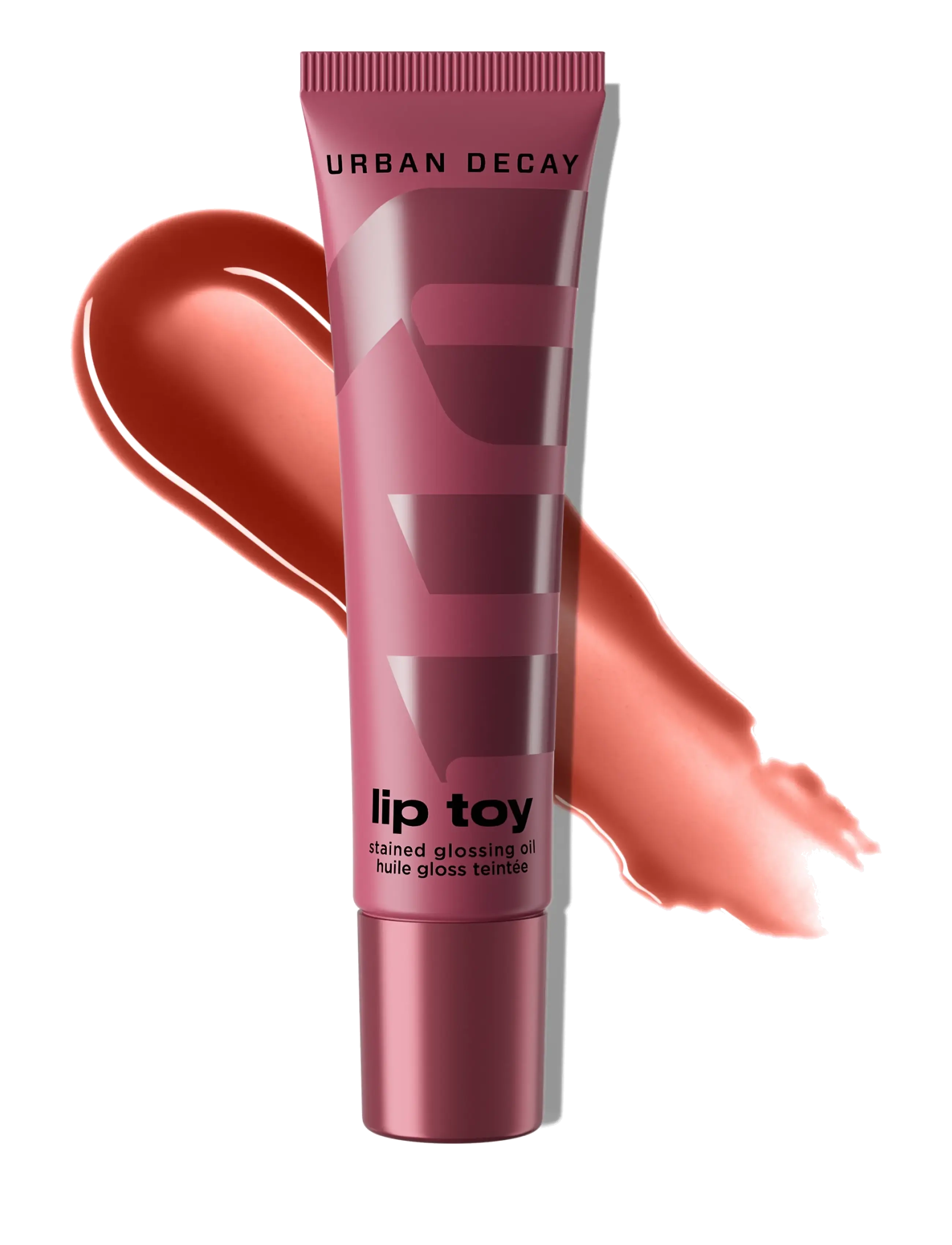 Urban Decay Urban Decay Lip Toy Stained Glossing Oil, Drizzled, 15 G, 15 G, Red, Læber > Lipgloss, Dame