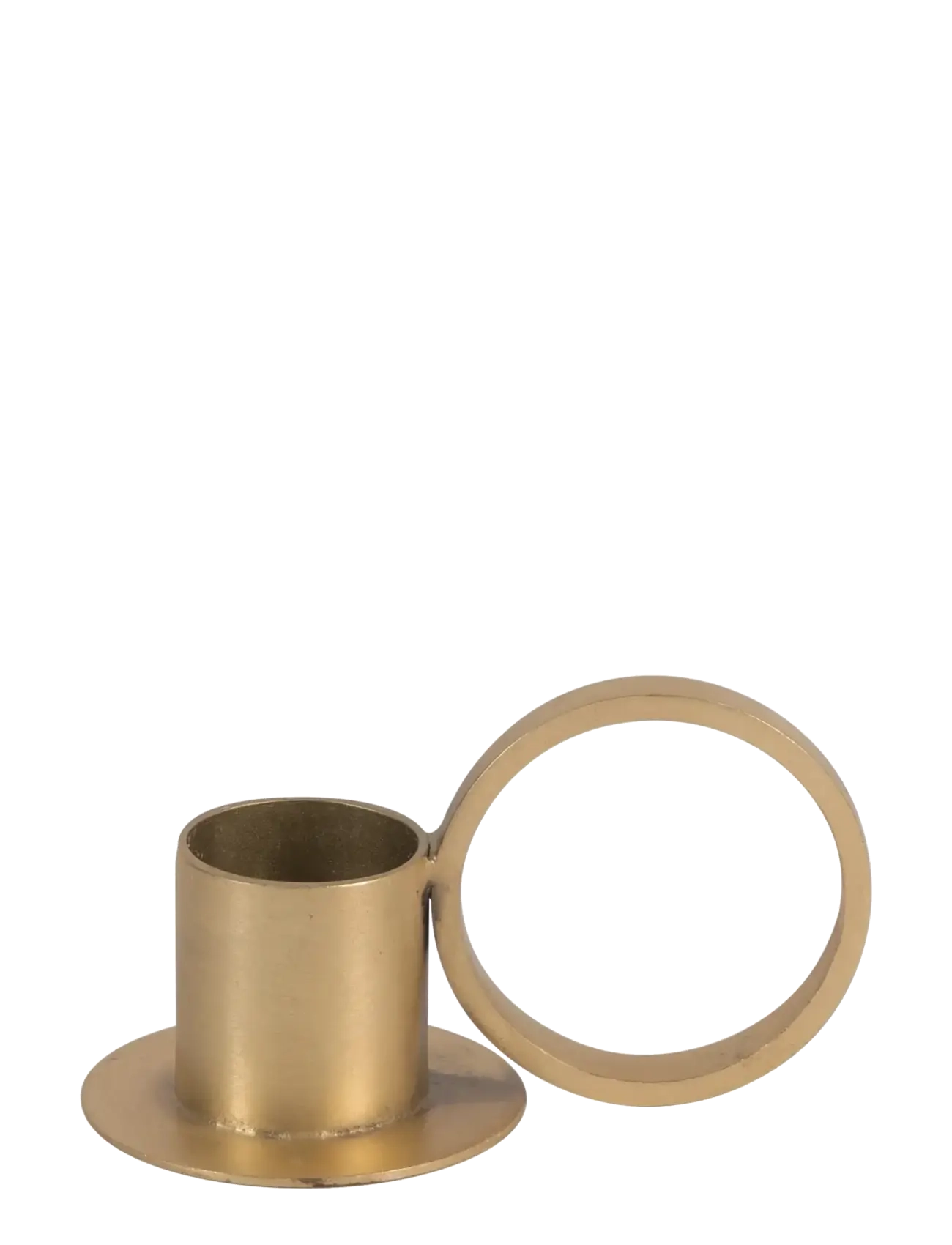 Urban Nature Culture Candle Holder Circle, Lysestage, Guld, Str: H 4.4CM