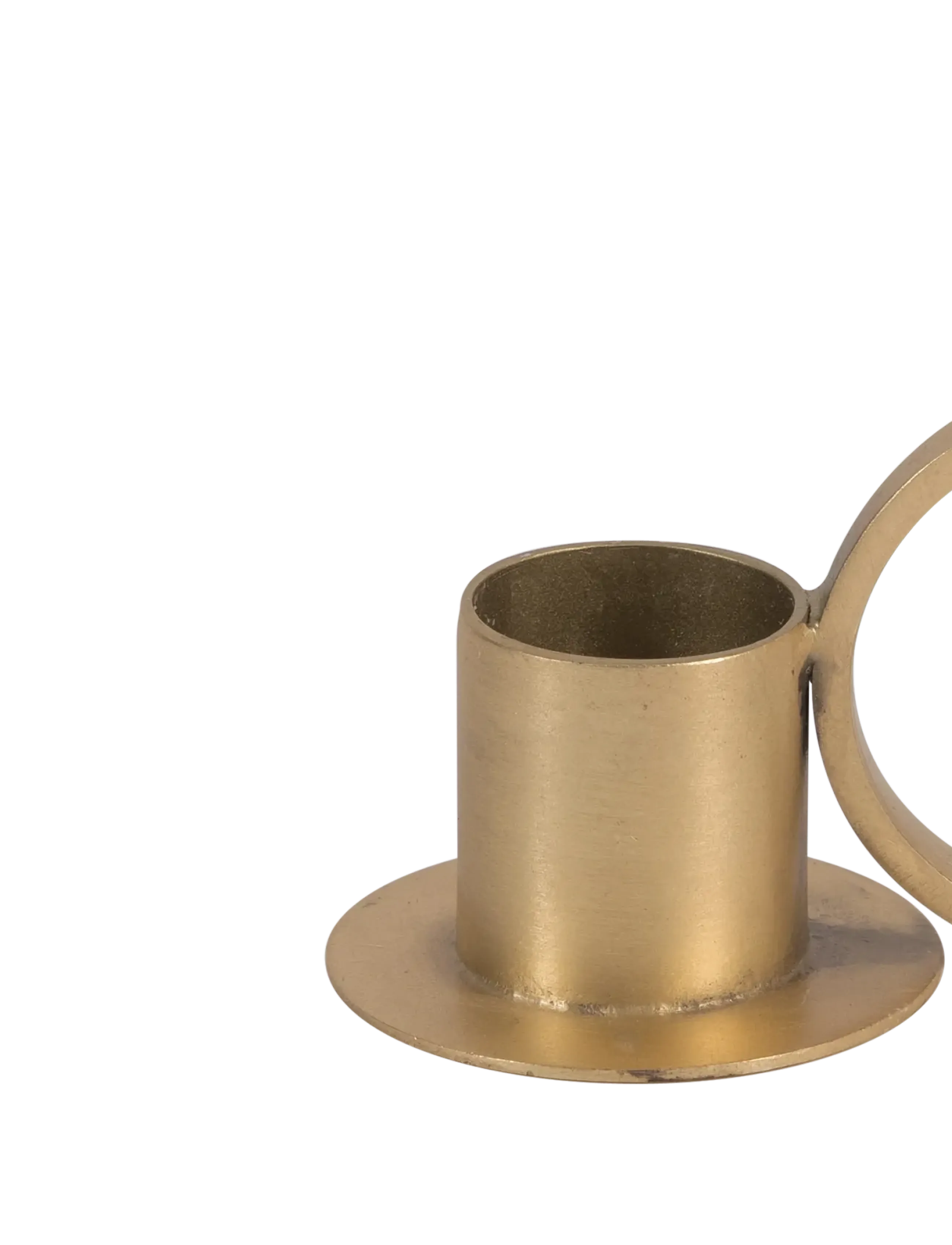 Urban Nature Culture - Urban Nature Culture candle holder Circle - chandeliers - gold - 2