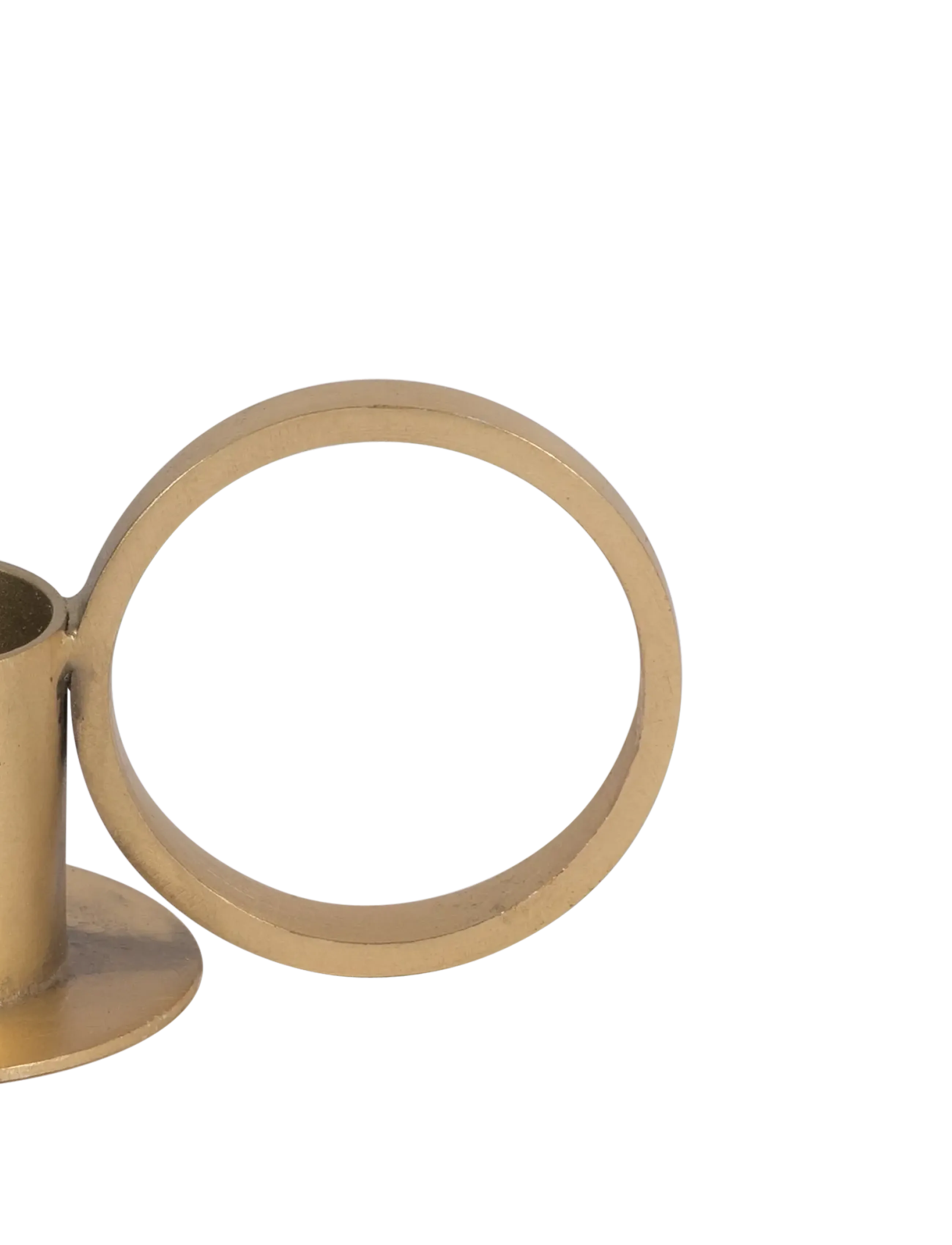 Urban Nature Culture - Urban Nature Culture candle holder Circle - chandeliers - gold - 3