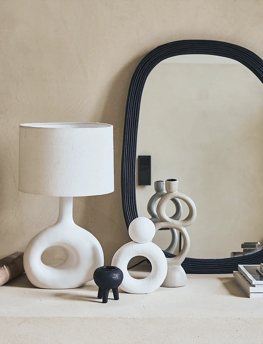 Urban Nature Culture - Urban Nature Culture table lamp Soft Organic - schreibtisch- & tischlampen - off white - 0