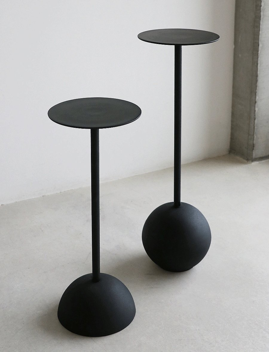 Urban Nature Culture - Urban Nature Culture side table black, M - küljelauad ja väikesed lauad - matt black - 0
