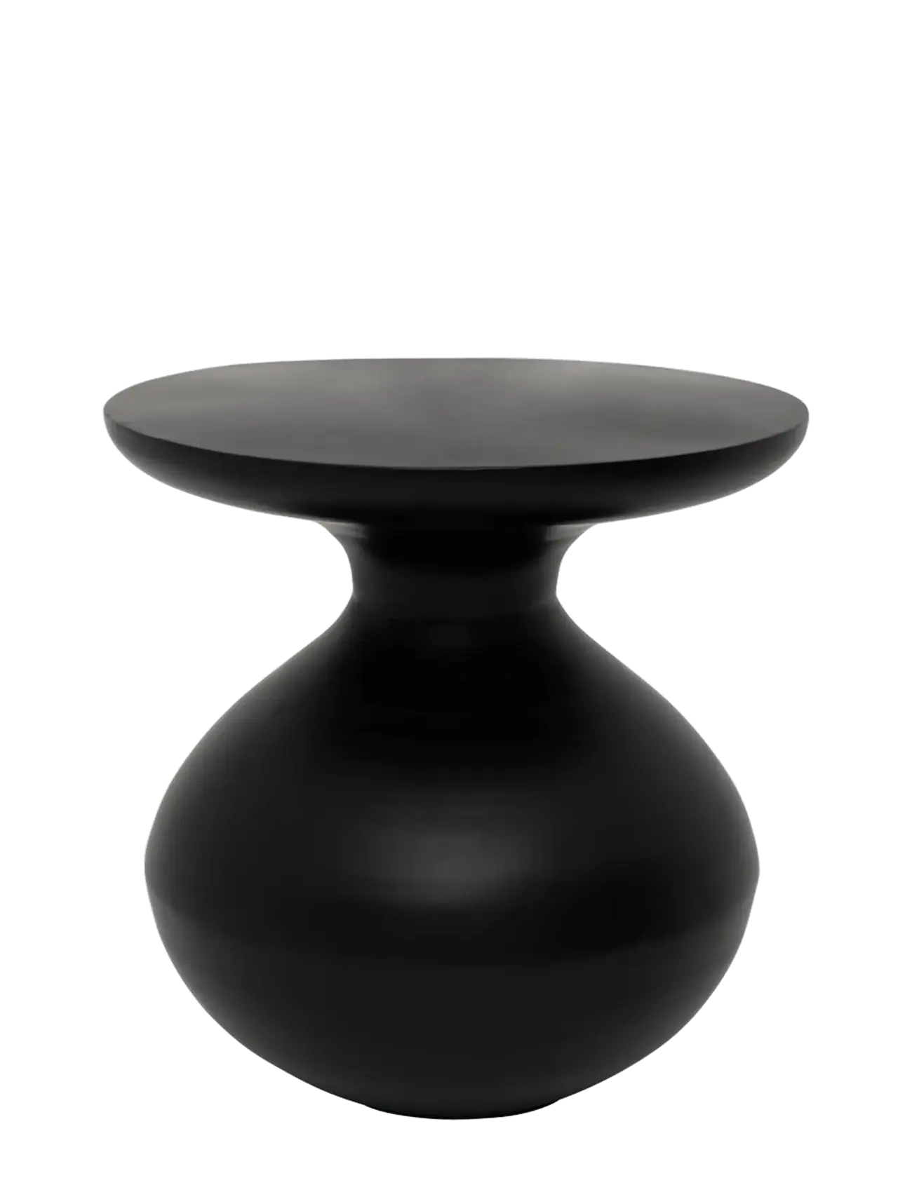 Urban Nature Culture Side Table Tummy, Sidebord og lille bord, Sort, Str: Ø 38 CM