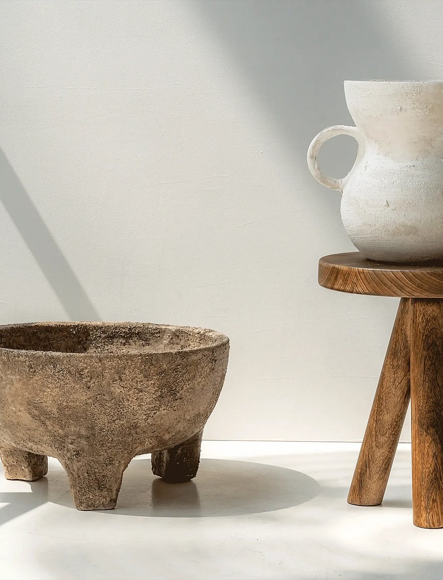 Urban Nature Culture - Urban Nature Culture pot on legs Modern Rustic - obstschalen - dark brown - 0