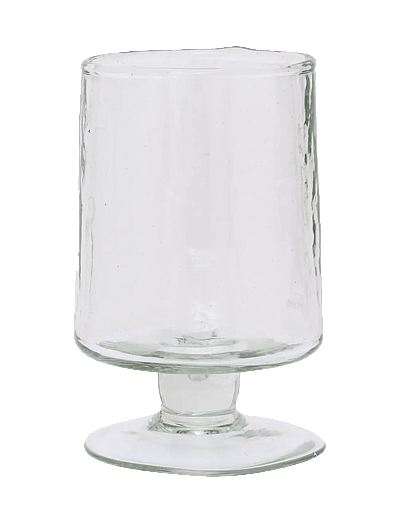 Urban Nature Culture Urban Nature Culture wine glass hammered transparent - Red wine glasses - TRANSPARANT / clear
