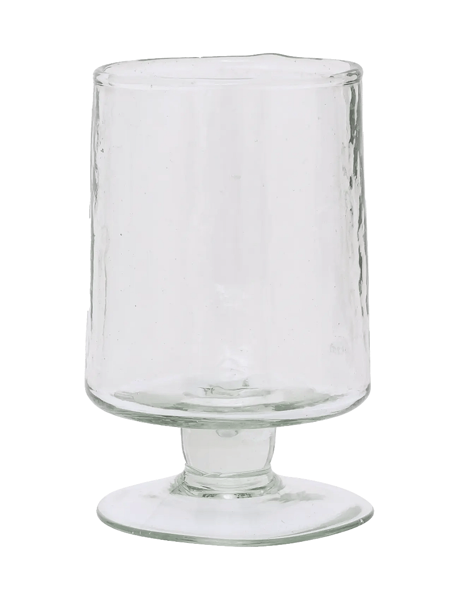 Urban Nature Culture - Urban Nature Culture wine glass hammered transparent - valge veini pokaalid - transparant - 1