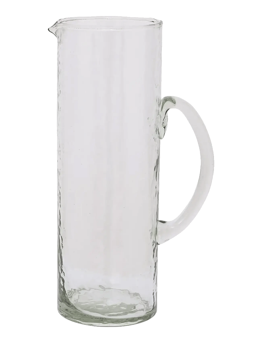 Urban Nature Culture - Urban Nature Culture jug hammered transparent - wasserkaraffen - transparant - 1
