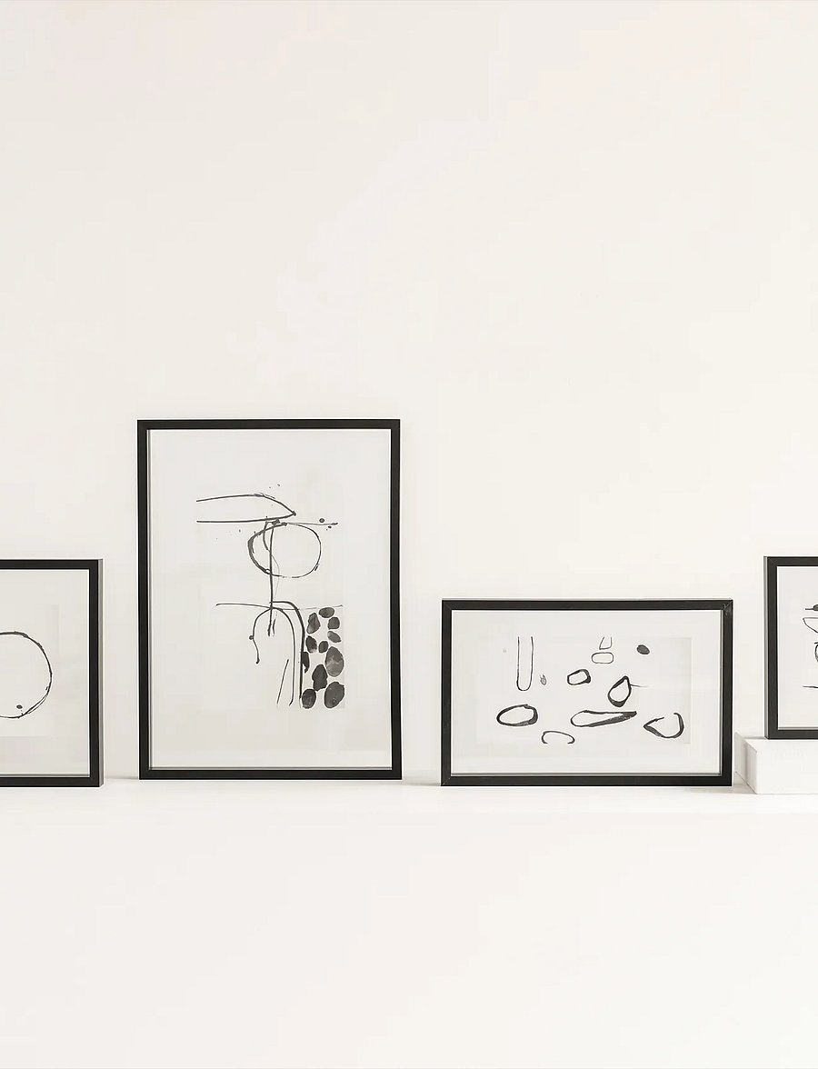 Urban Nature Culture - Photo frame Floating Minimalism black, M - fotorāmji - black - 0
