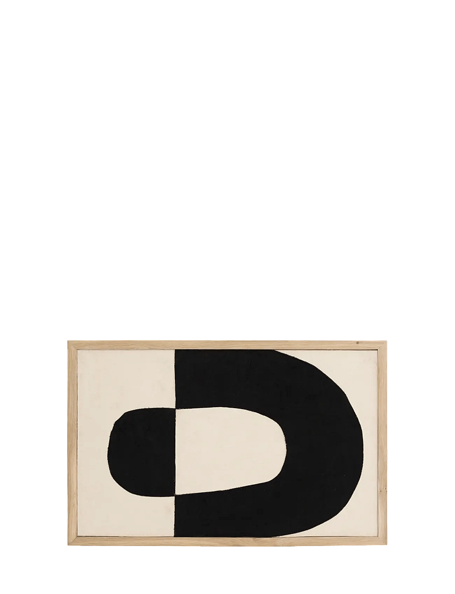 Urban Nature Culture - Urban Nature Culture wall decorativer Ocaso B - grafische muster - black / natural - 1