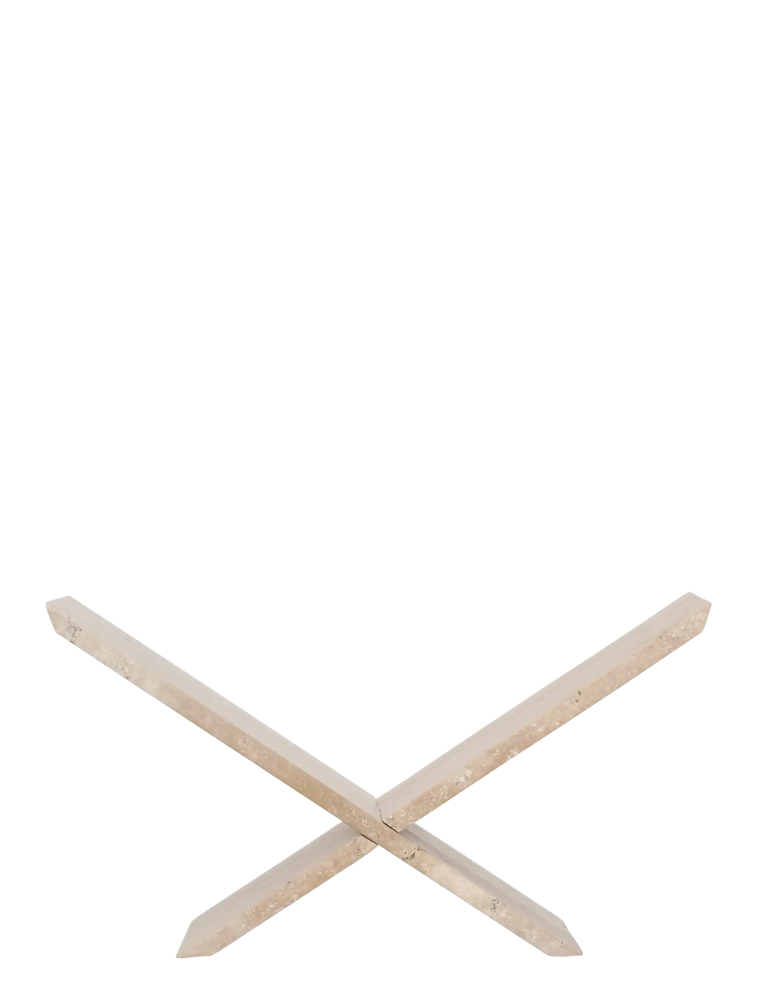 Urban Nature Culture Bookbed Travertine, Figur og skulptur, Beige, Str: B 52CM
