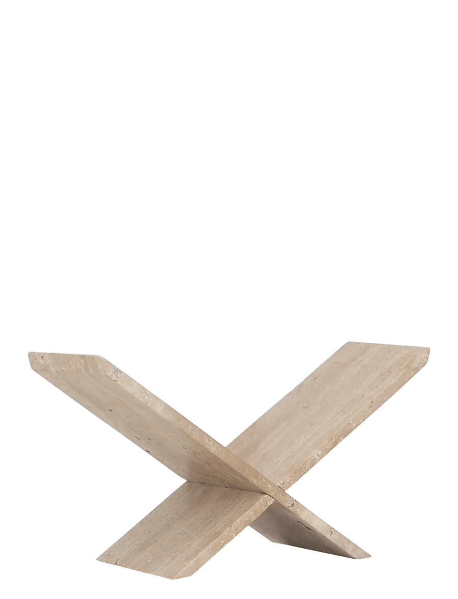 Urban Nature Culture - Urban Nature Culture bookbed Travertine - zeitschriftenhalter - natural - 2