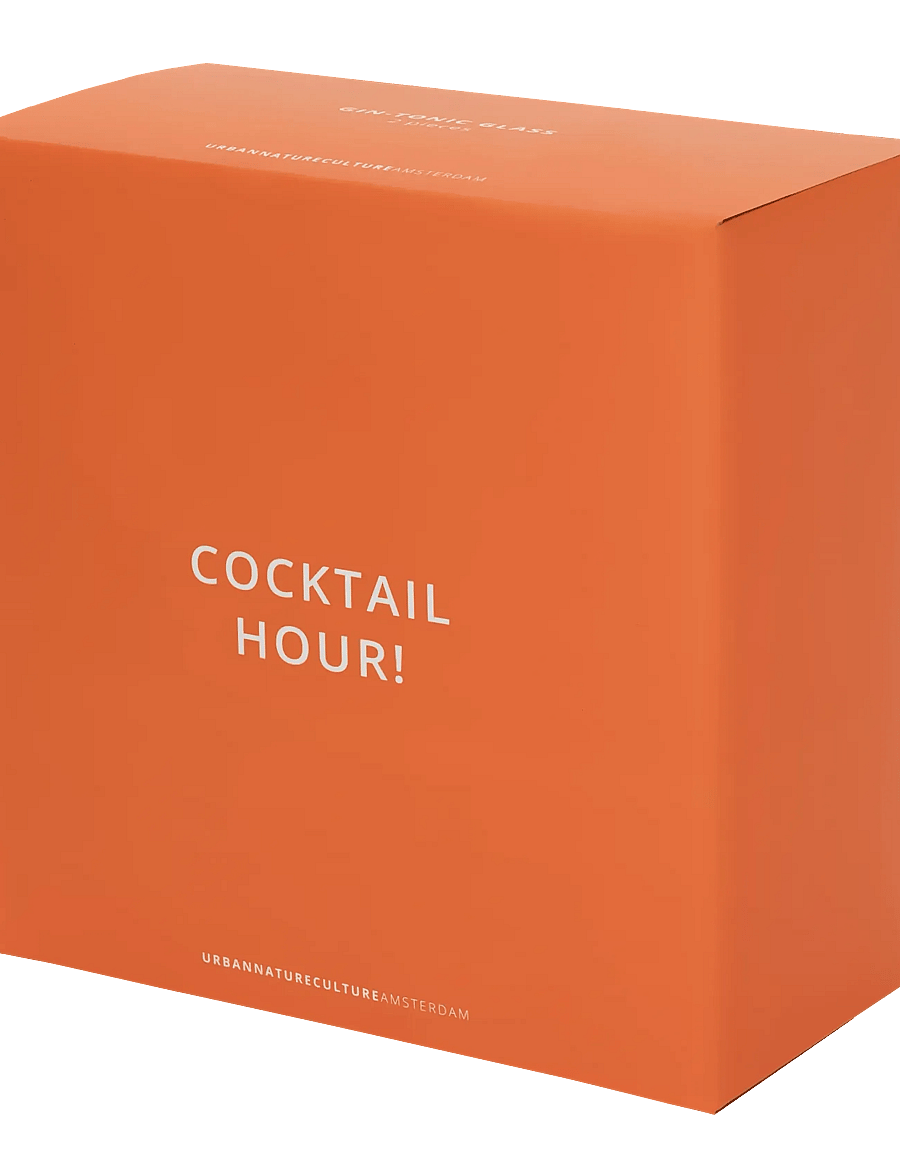 Urban Nature Culture - Urban Nature Culture Gin-tonic Cocktail glass, set of 2, in gift pack - cocktail & longdrinkgläser - ice blue - 3