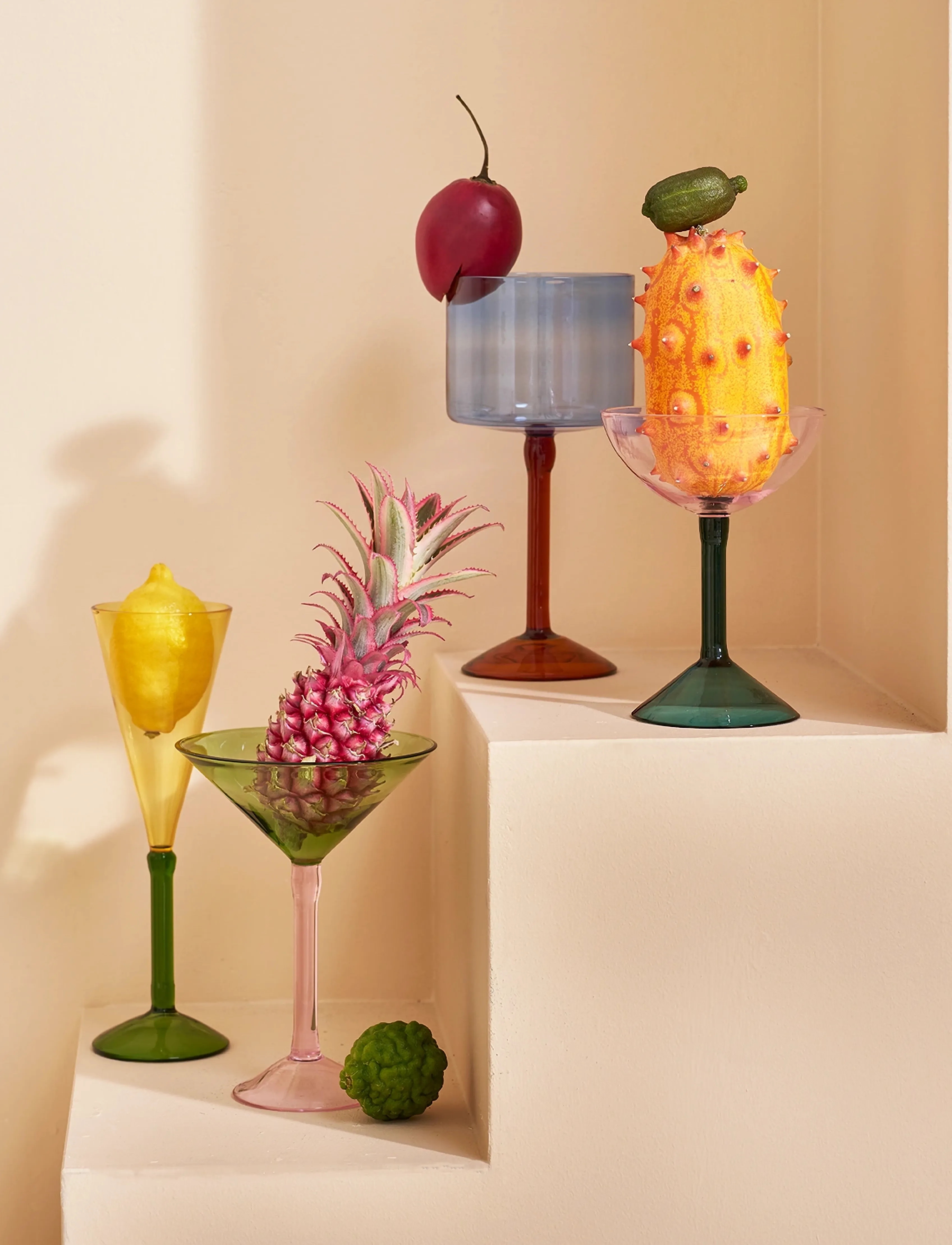 Urban Nature Culture Urban Nature Culture Coupe Cocktail Glass, Set Of 2, In Gift Pack, Ø 11 cm, Pink, Glas > Cocktailglas, Unisex
