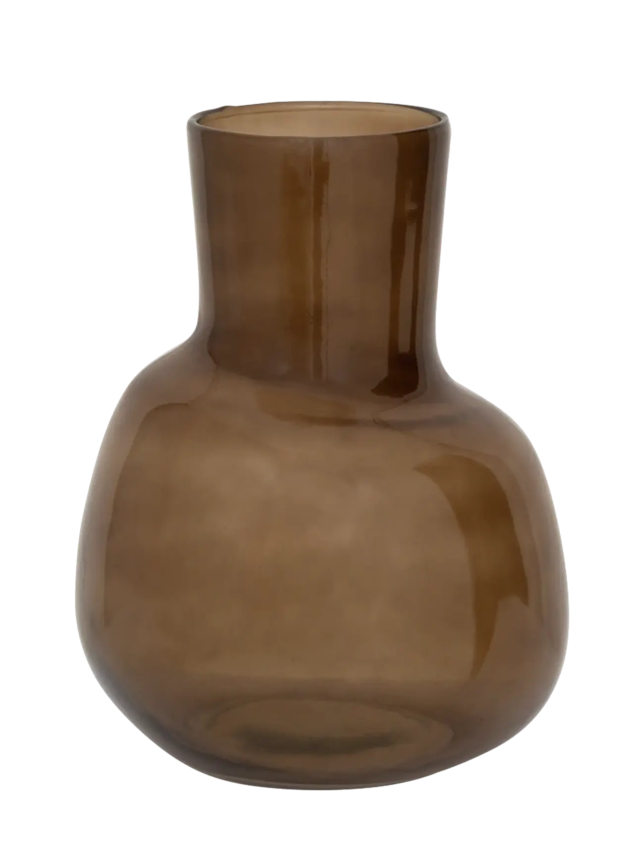 Urban Nature Culture Vase Arya Downtown Brown, Vase, Brun, Str: Ø 20 CM