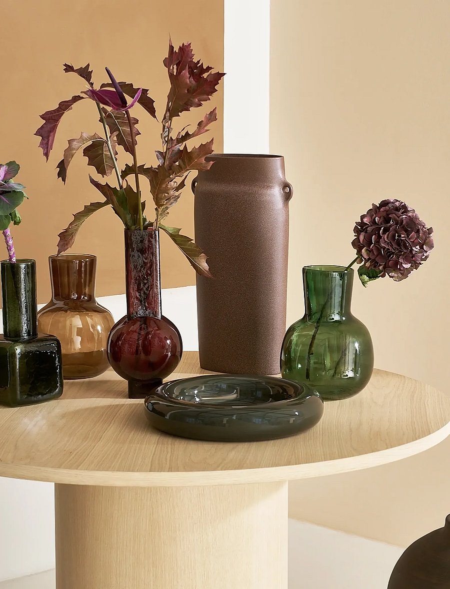 Urban Nature Culture - Urban Nature Culture vase Arya downtown brown - vaasid - downtown brown - 0