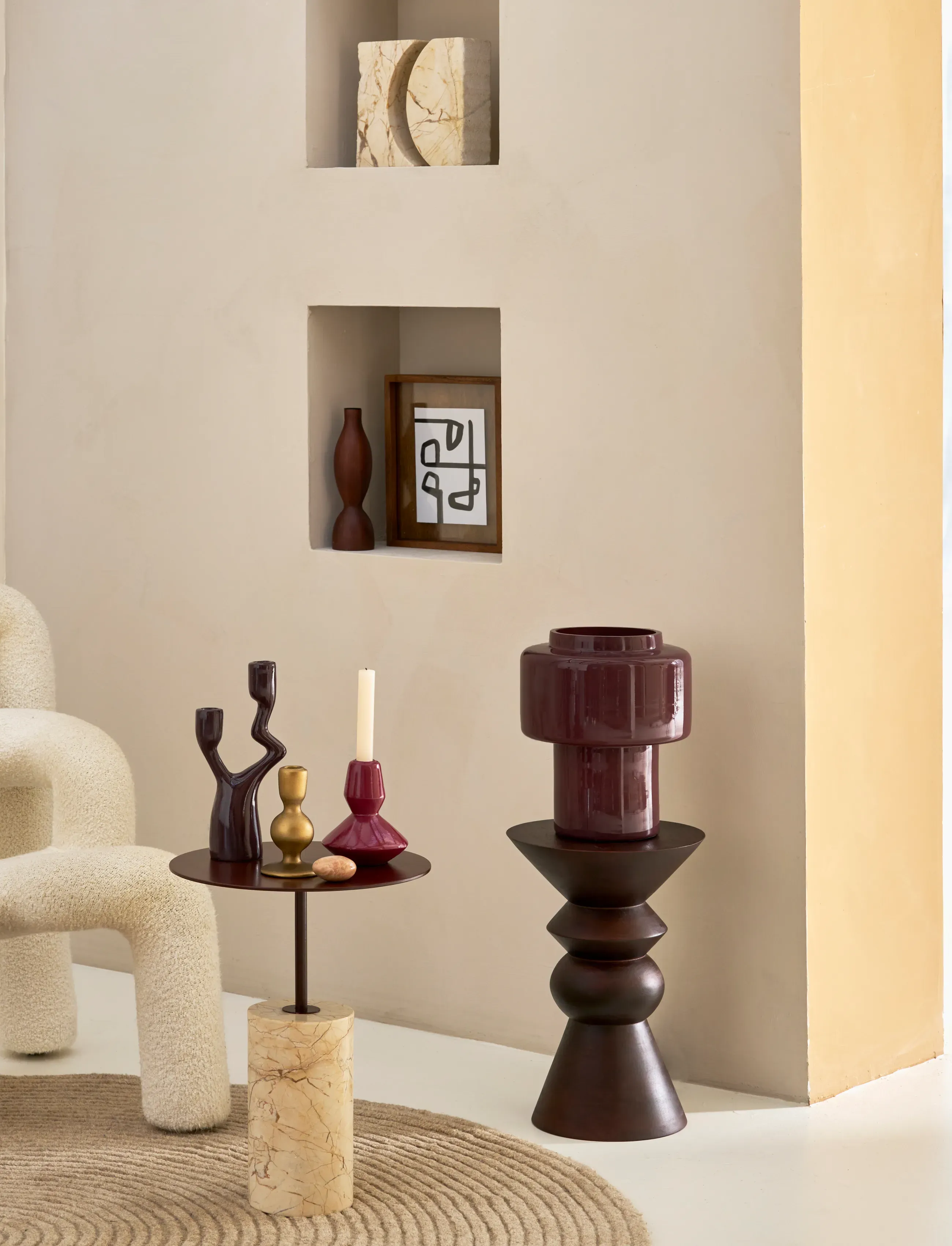 Urban Nature Culture - Photo frame Caja, L - tavelramar - walnut - 0