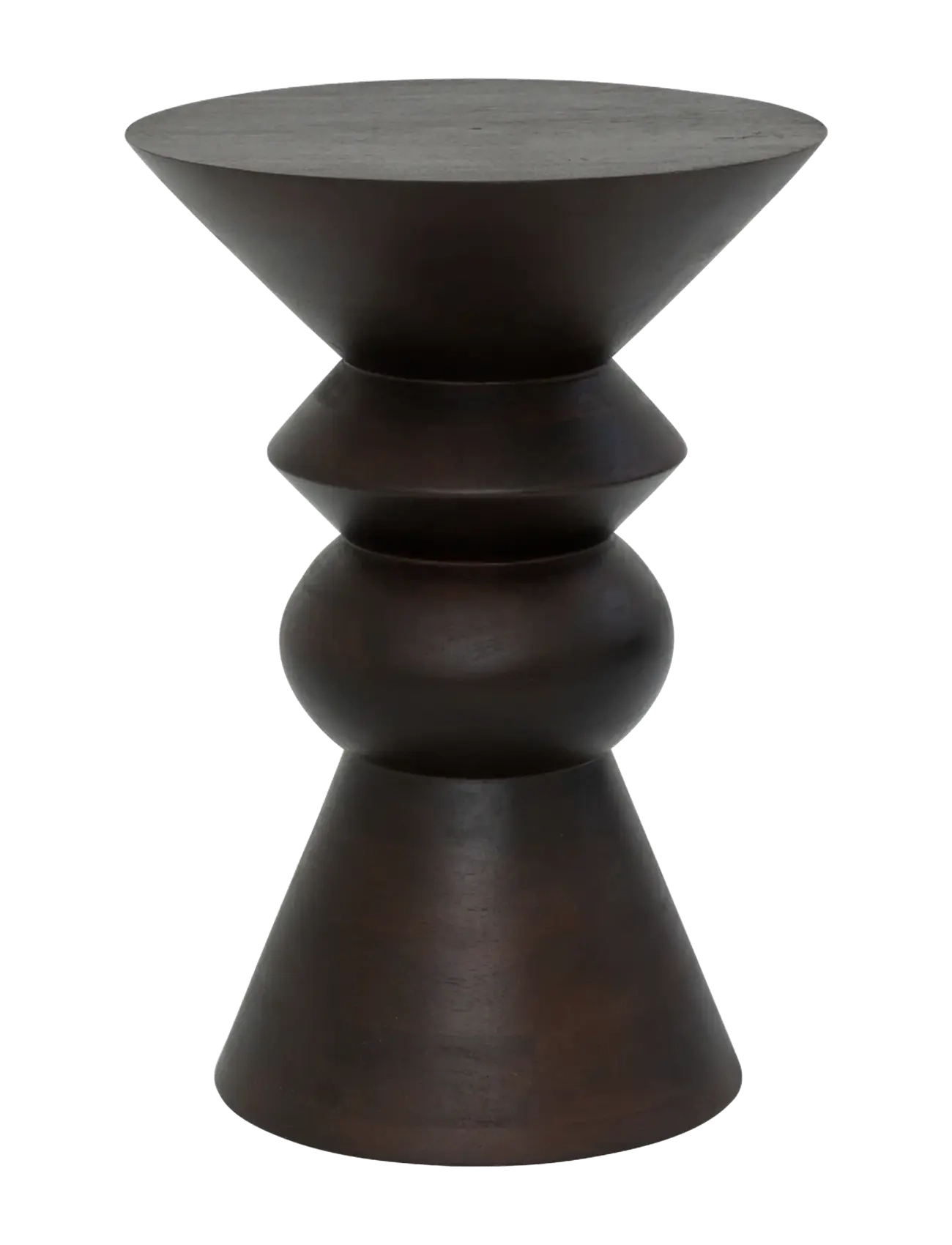 Urban Nature Culture Side Table Luova, Walnut, Sidebord og lille bord, Brun, Str: Ø 30 CM