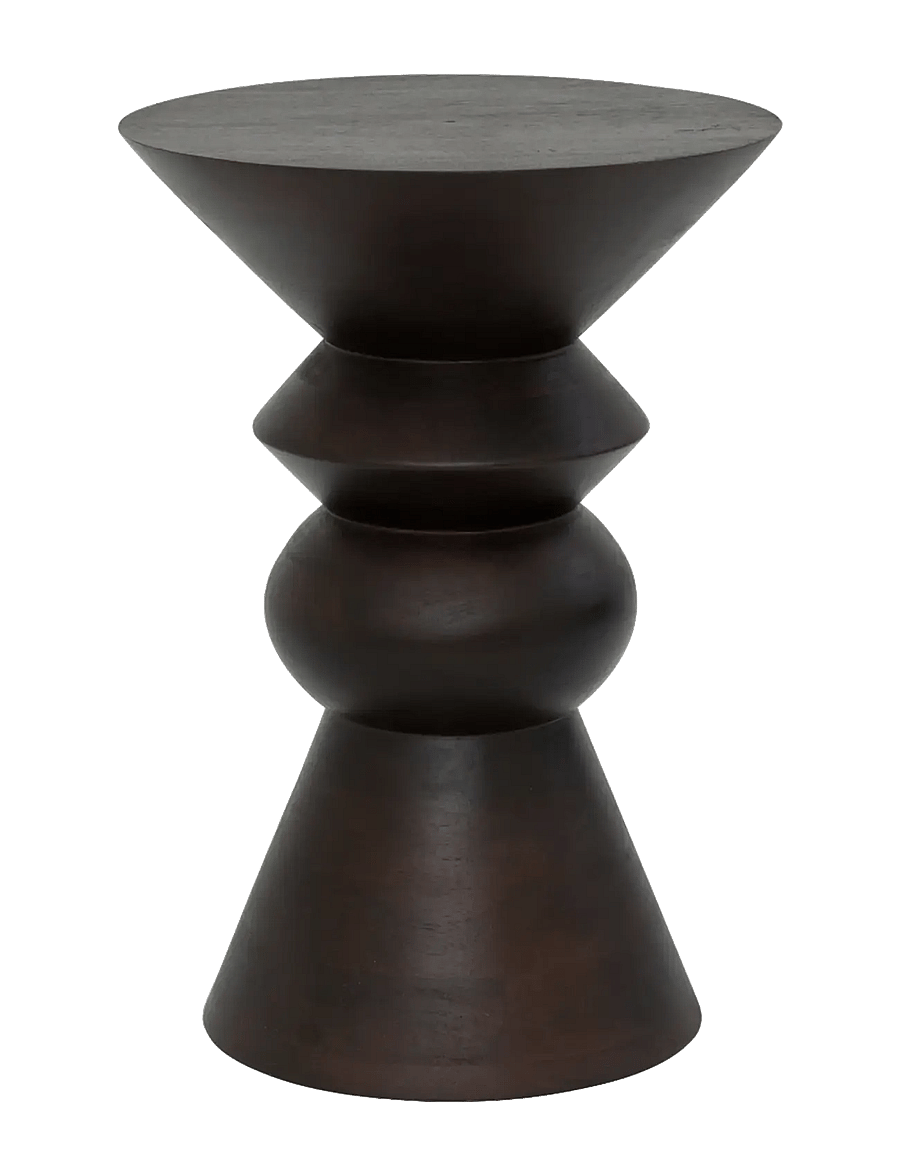 Urban Nature Culture - Urban Nature Culture side table Luova, walnut - küljelauad ja väikesed lauad - walnut - 1