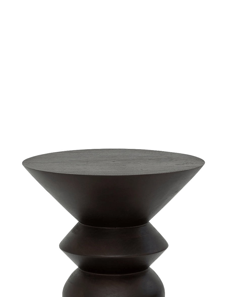 Urban Nature Culture - Urban Nature Culture side table Luova, walnut - küljelauad ja väikesed lauad - walnut - 3