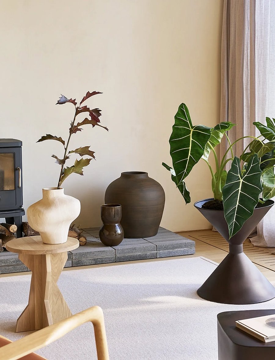 Urban Nature Culture - Urban Nature Culture vase Noan dark downtown brown - vasen - downtown brown - 0