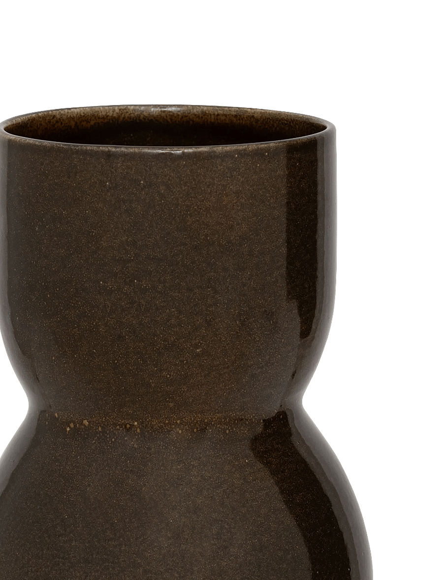 Urban Nature Culture - Urban Nature Culture vase Noan dark downtown brown - vasen - downtown brown - 3