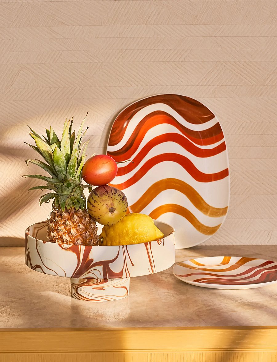 Urban Nature Culture - Urban Nature Culture Serving Bowl Moon - almond milk - 0