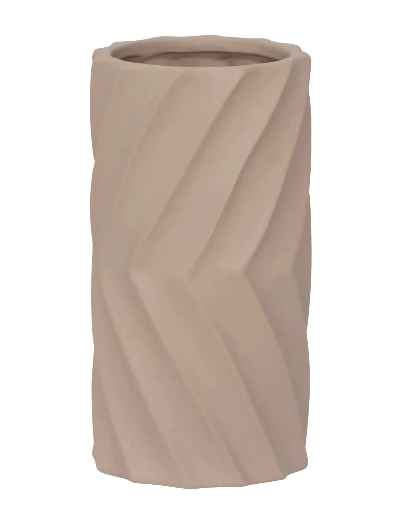 Urban Nature Culture Vase Ruby, Cylindervase, Beige, Str: Ø 12 CM