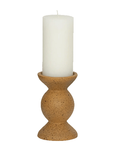 Urban Nature Culture Urban Nature Culture candle holder Iggy - Ljusstakar & Ljushållare - PRAIRIE SAND / brown