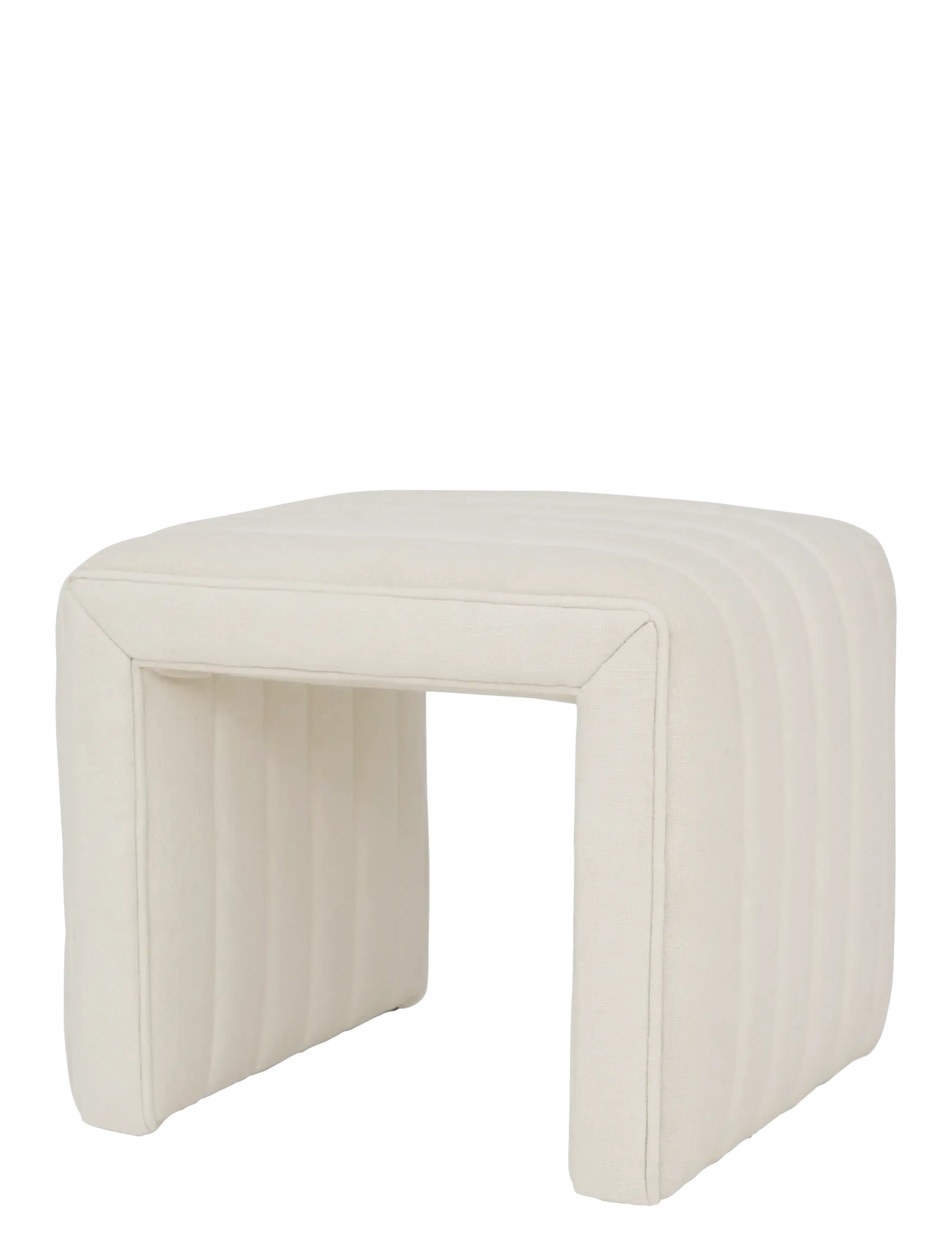 Urban Nature Culture Urban Nature Culture pouf Lyne off white - Möbel - OFF WHIT / white