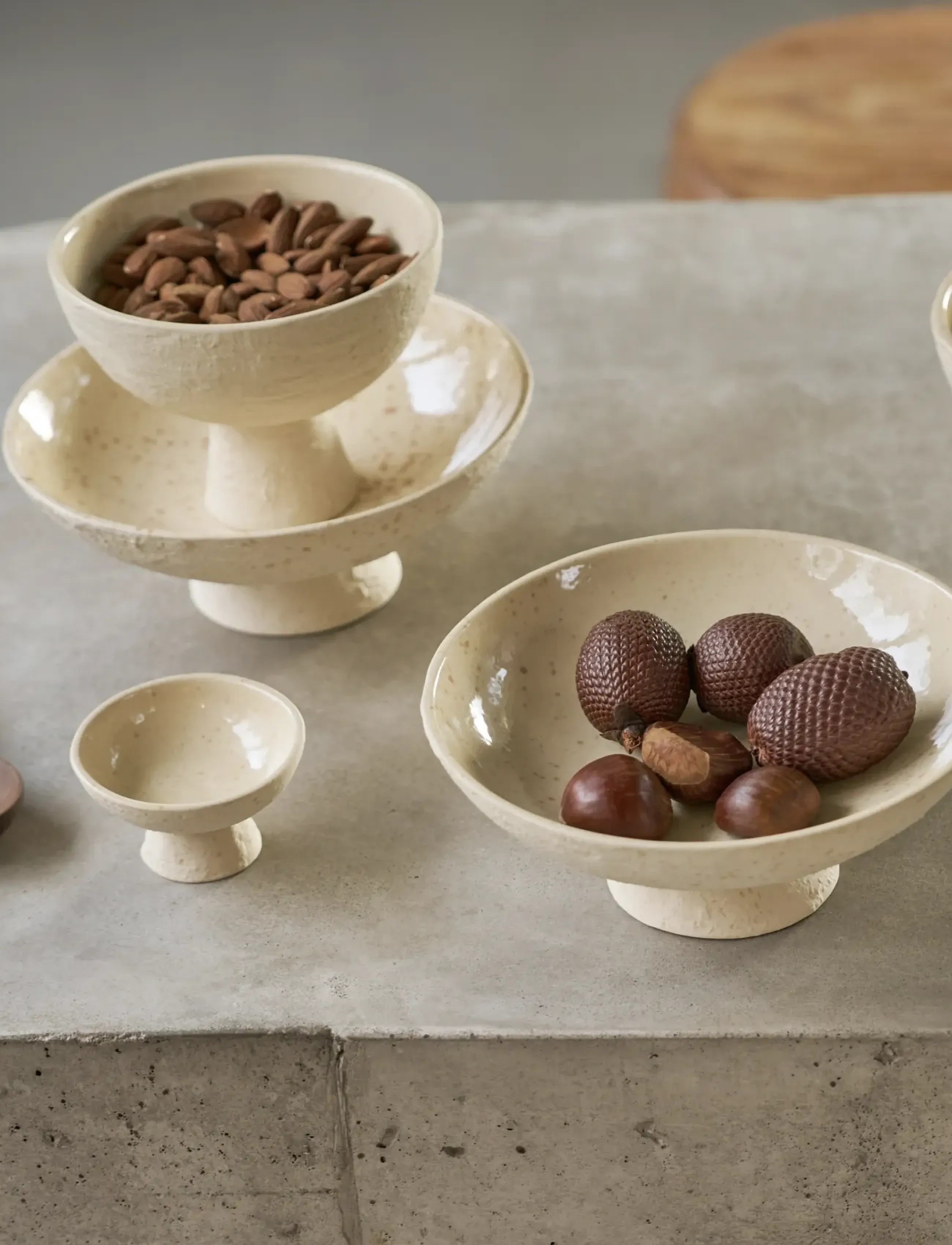 Urban Nature Culture - Urban Nature Culture bowl Lav - plats décoratifs - off white - 2