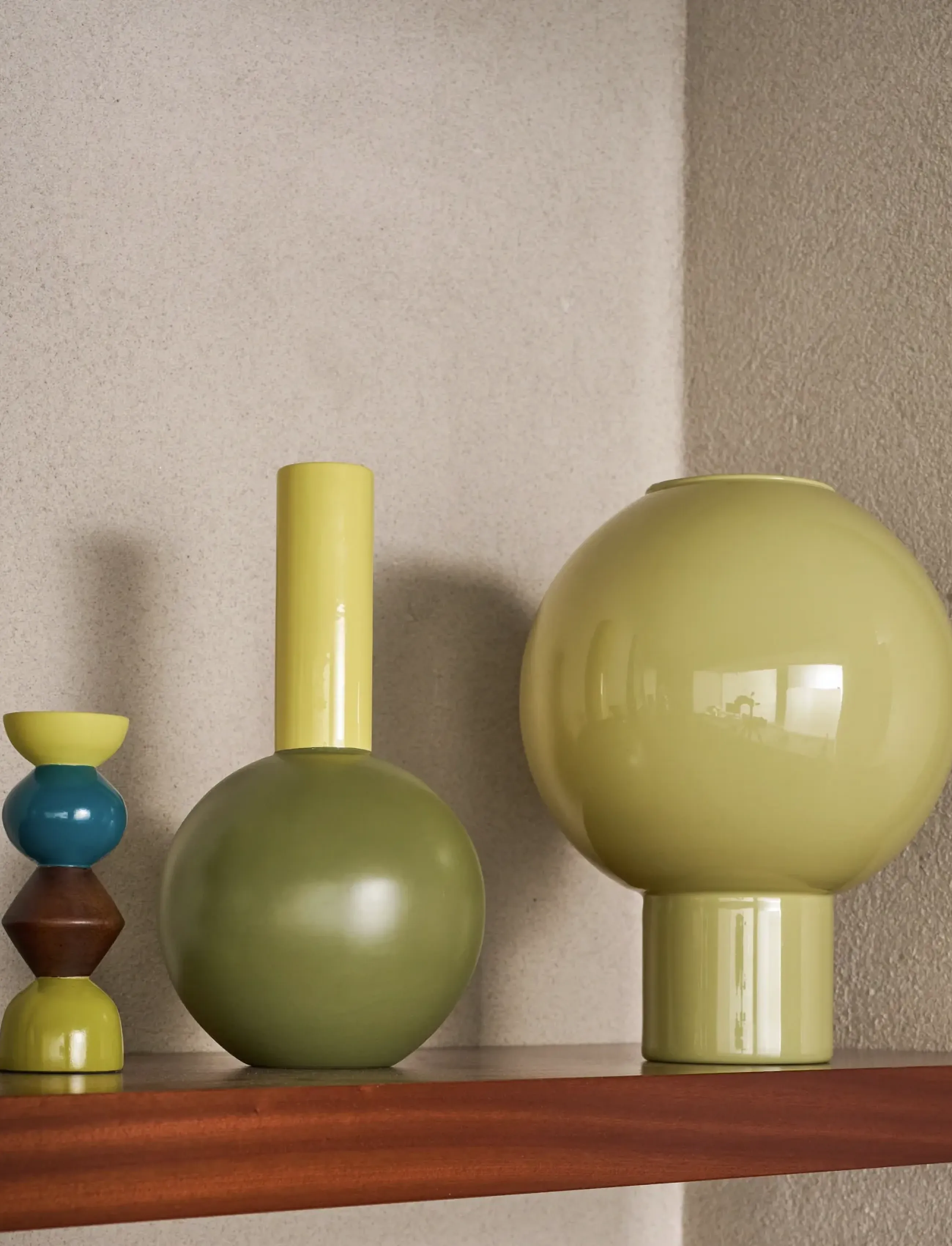 Urban Nature Culture Urban Nature Culture Vase Van Pale Green, Ø 28 cm, Green, Vases > Other Vases, Unisex