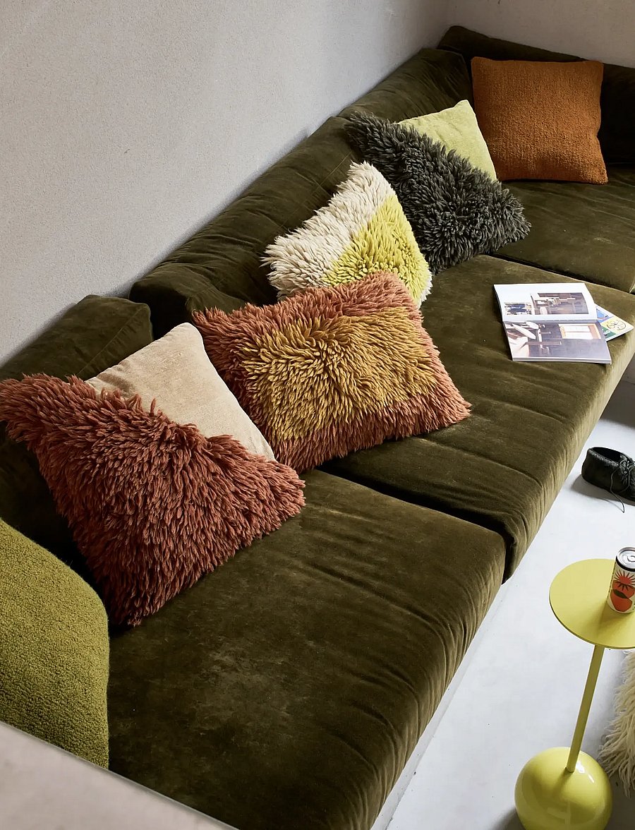 Urban Nature Culture - Urban Nature Culture cushion Megan, evergreen sprig - kissenbezüge - evergreen sprig - 2
