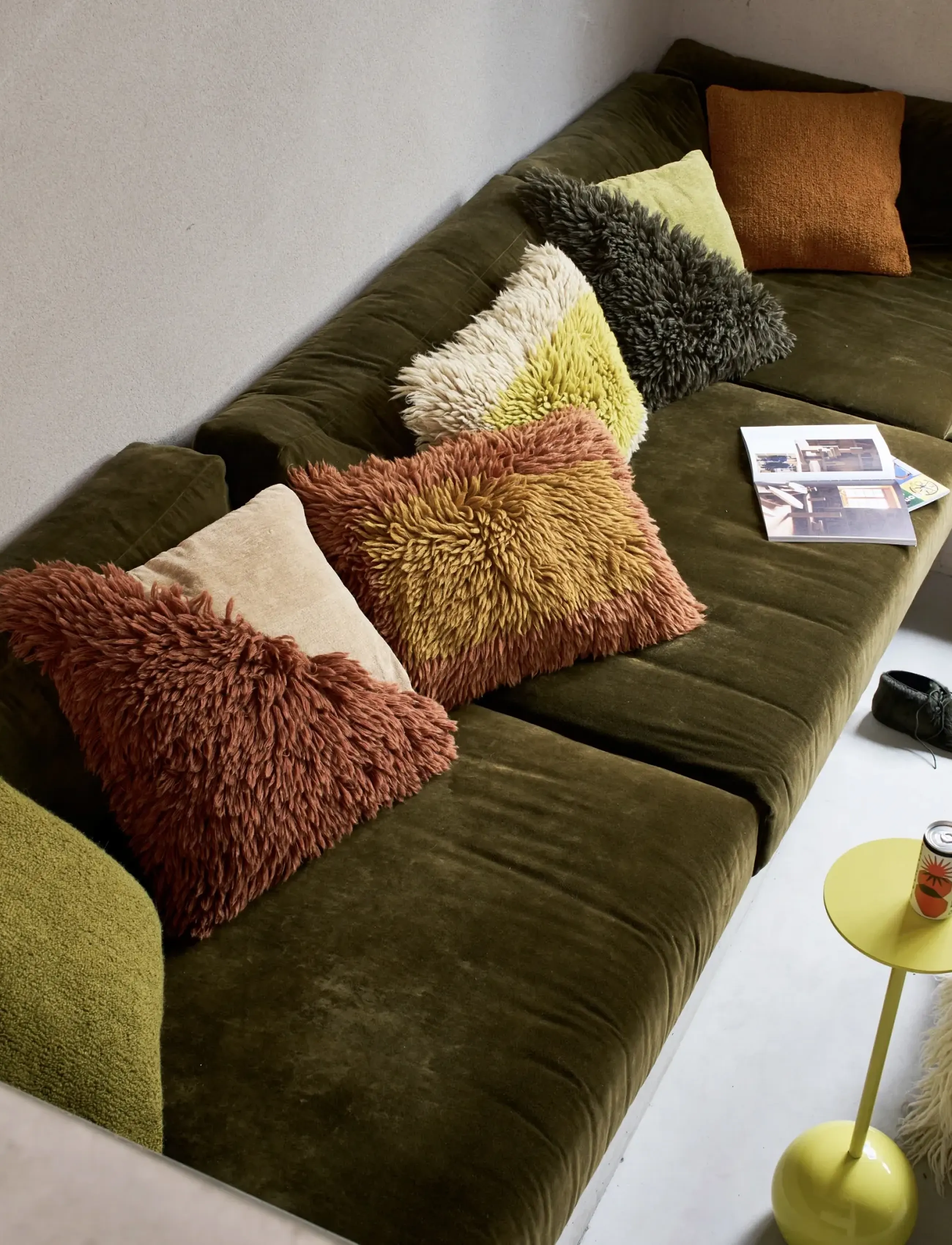 Urban Nature Culture Urban Nature Culture Cushion Megan, Inca Gold, 50X50 cm, Orange, Puder & Tæpper > Puder, Unisex