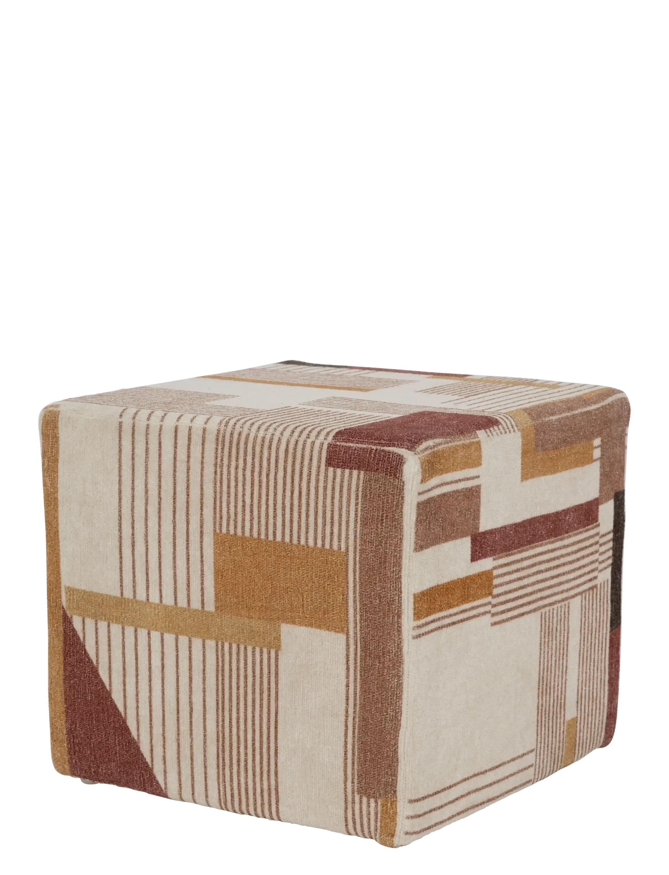 Urban Nature Culture Pouf Lille, Puffer, Multi/mønstret, Str: H 42CM