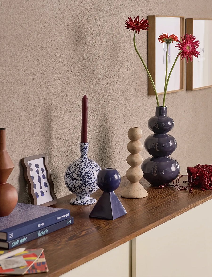 Urban Nature Culture - Urban Nature Culture candle holder Rosie - kerzenständer - off white - 0