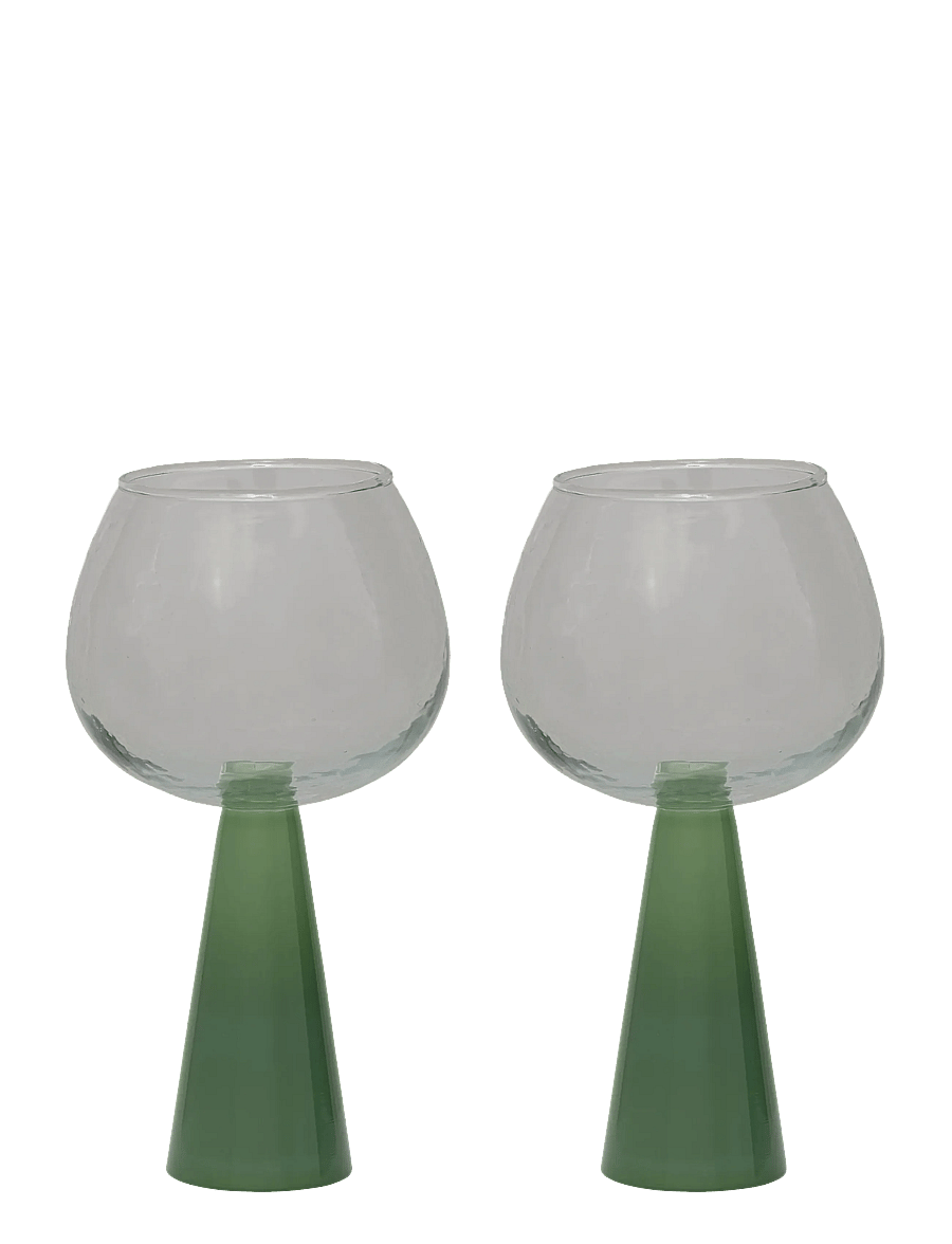 Urban Nature Culture - Urban Nature Culture Spritz Cocktail Glass Set of 2, jade green, in gift box - cocktail & longdrinkgläser - jade - 1