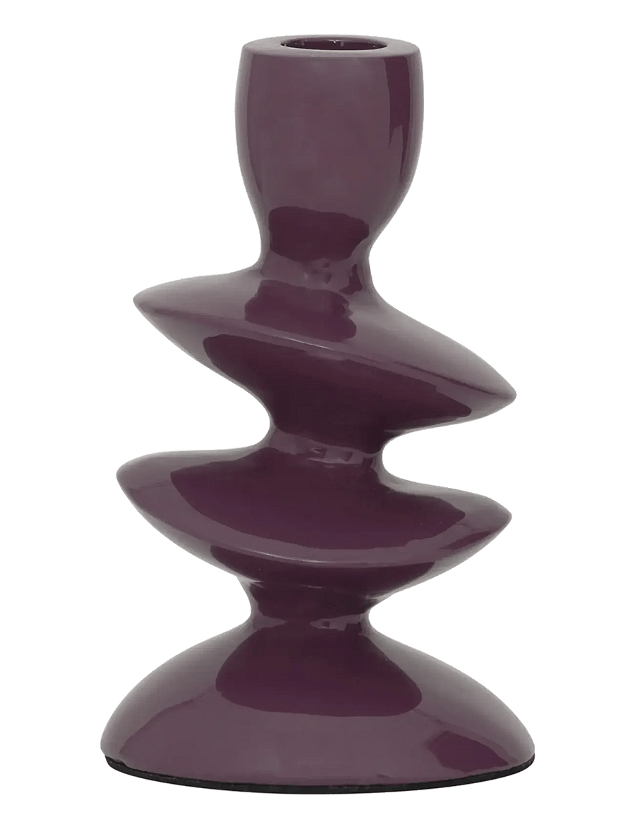 Urban Nature Culture - Urban Nature Culture candle holder Tove, prune - kerzenständer - prune - 2