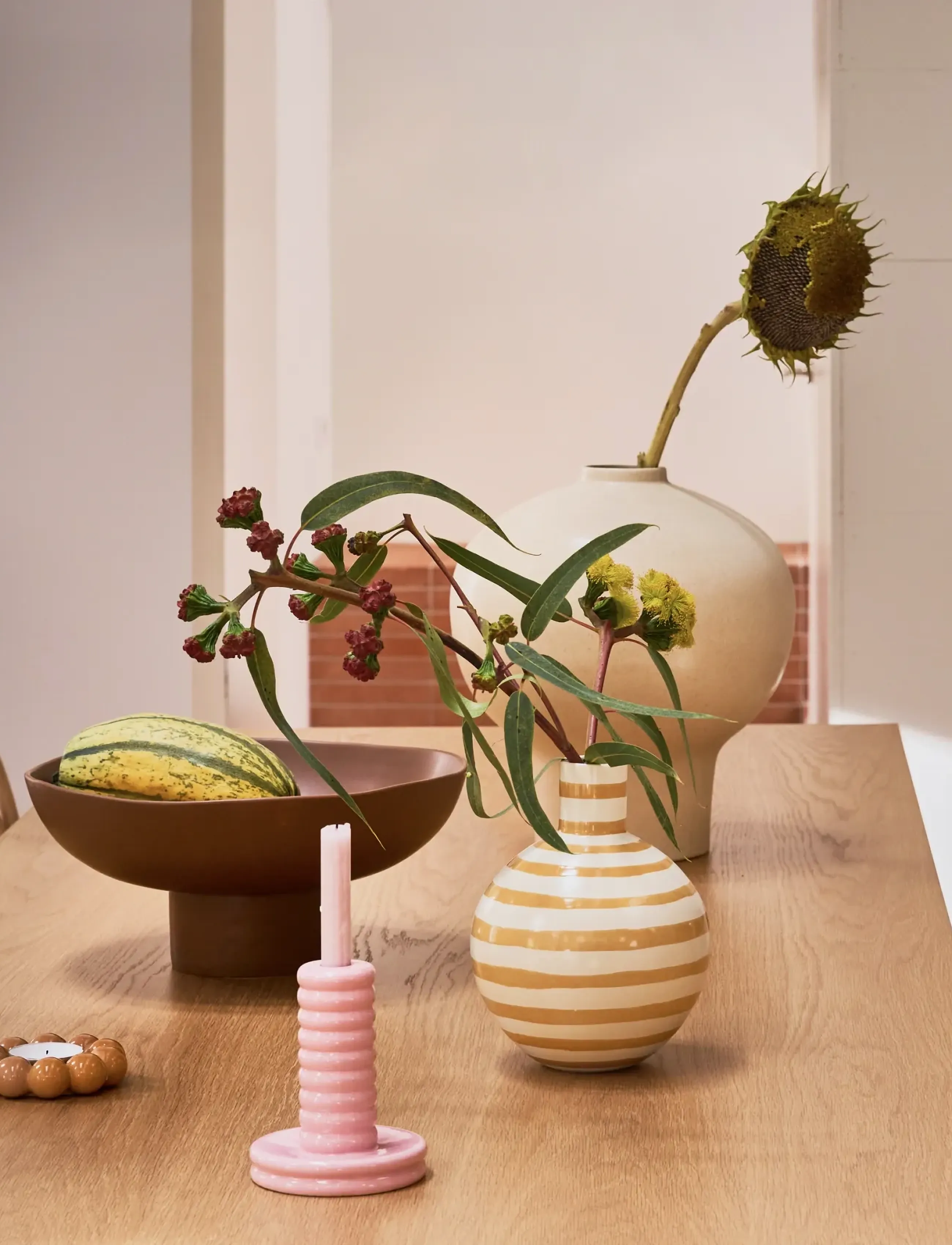 Urban Nature Culture Bowl Orion, Sugar Almond, Ø 40 cm, Bowls & Serving Dishes, Braun - Fruit Bowls, Homeware