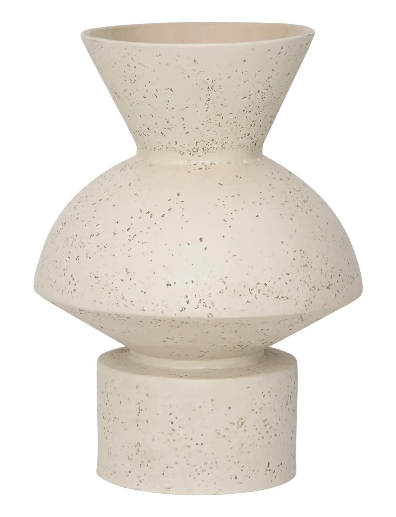 Urban Nature Culture Vase Thabo, Vase, Beige, Str: Ø 25 CM