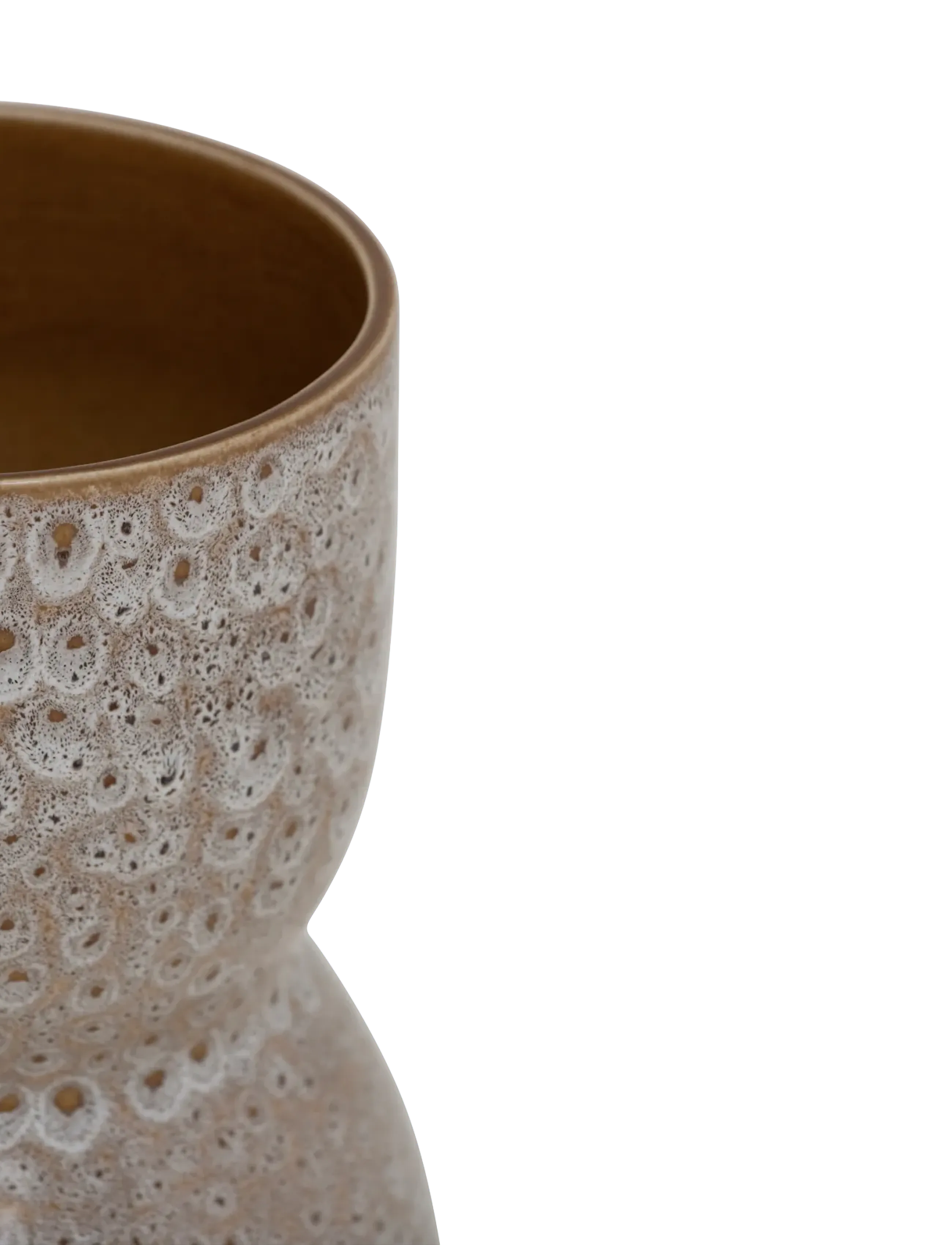 Urban Nature Culture - Urban Nature Culture vase Noan, reactive - vases - golden brown - 2