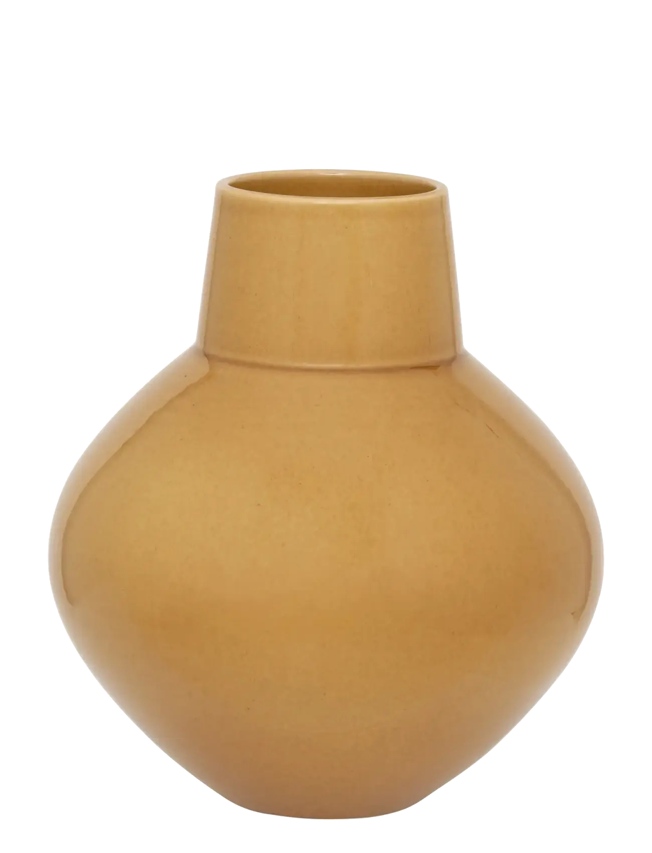 Urban Nature Culture Vase Cody, Golden Brown, Vase, Guld, Str: Ø 24 CM