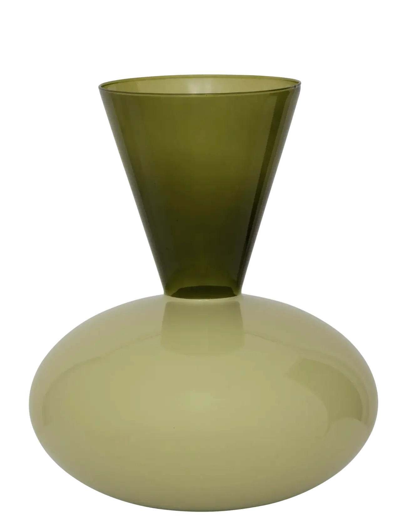 Urban Nature Culture Urban Nature Culture vase Zinhle, beechnut - Vaser - BEECHNUT / green