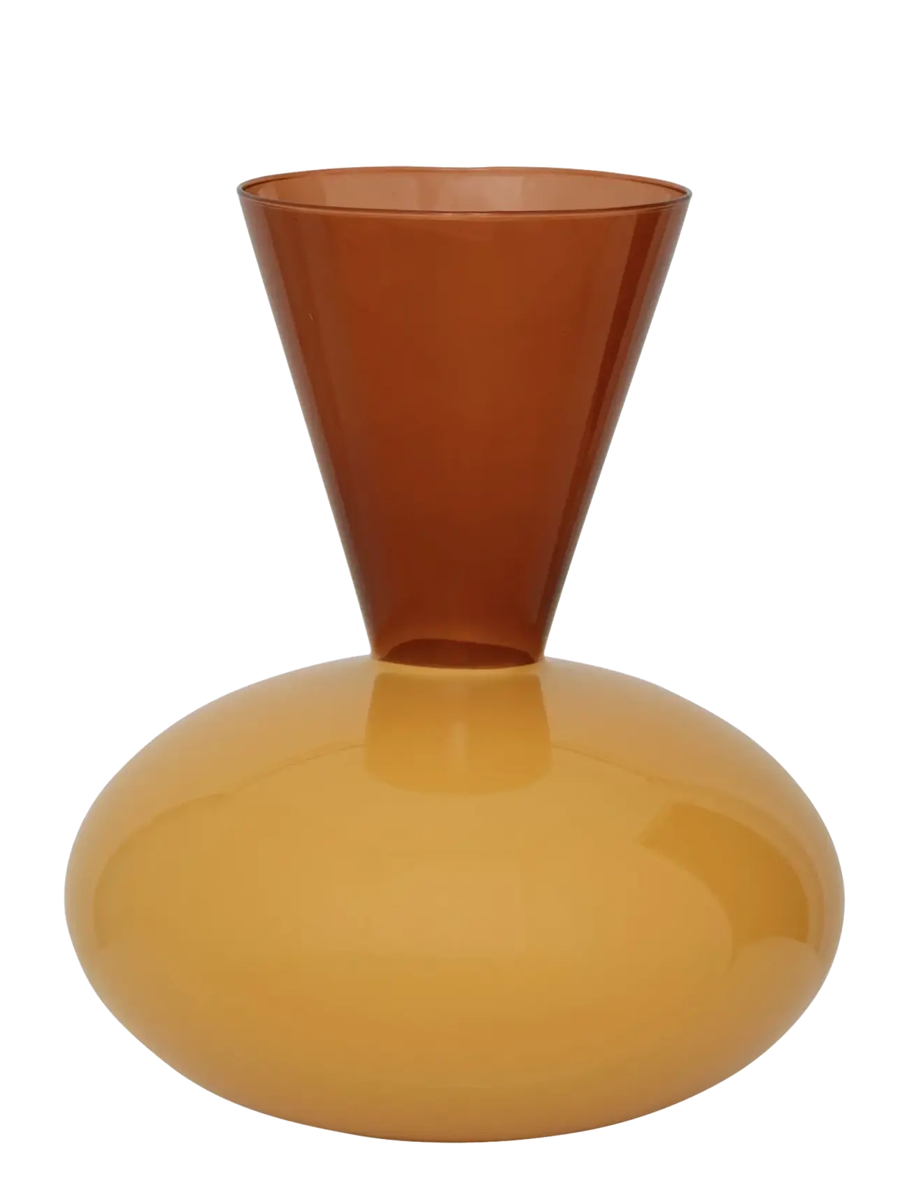 Urban Nature Culture Urban Nature Culture vase Zinhle, golden orange - Vases - GOLDEN ORANGE / orange